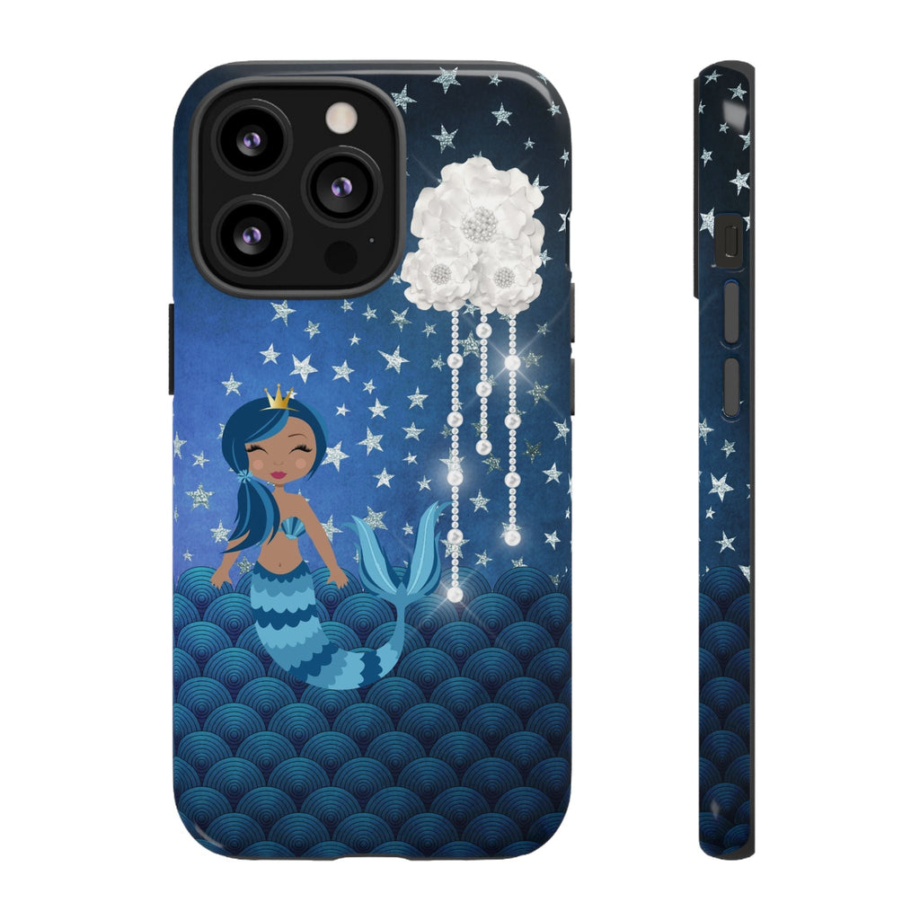 iPhone Case Tough Cases - Celestial Stars #102 Mermaid
