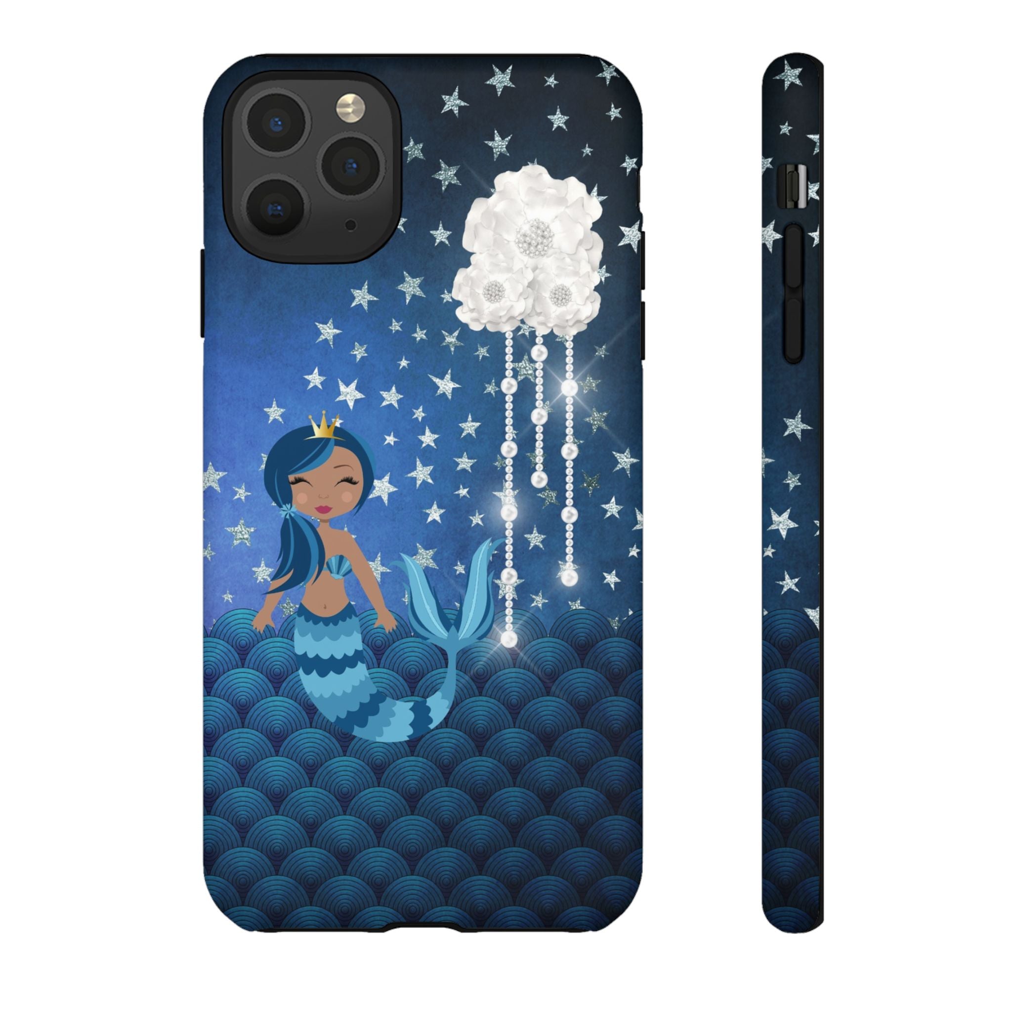 iPhone Case Tough Cases - Celestial Stars #102 Mermaid