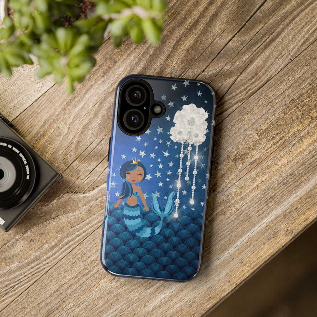 iPhone Case Tough Cases - Celestial Stars #102 Mermaid