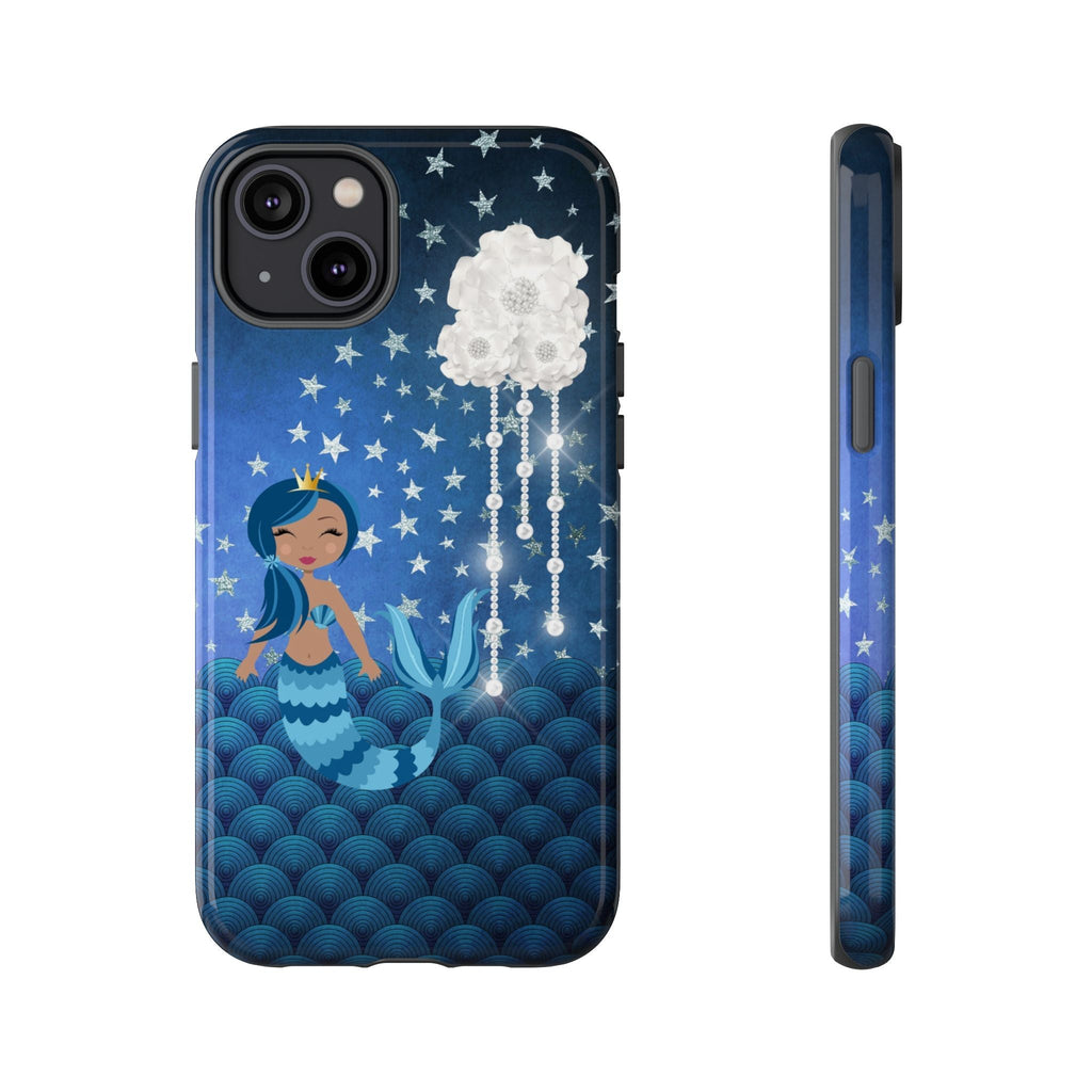 iPhone Case Tough Cases - Celestial Stars #102 Mermaid