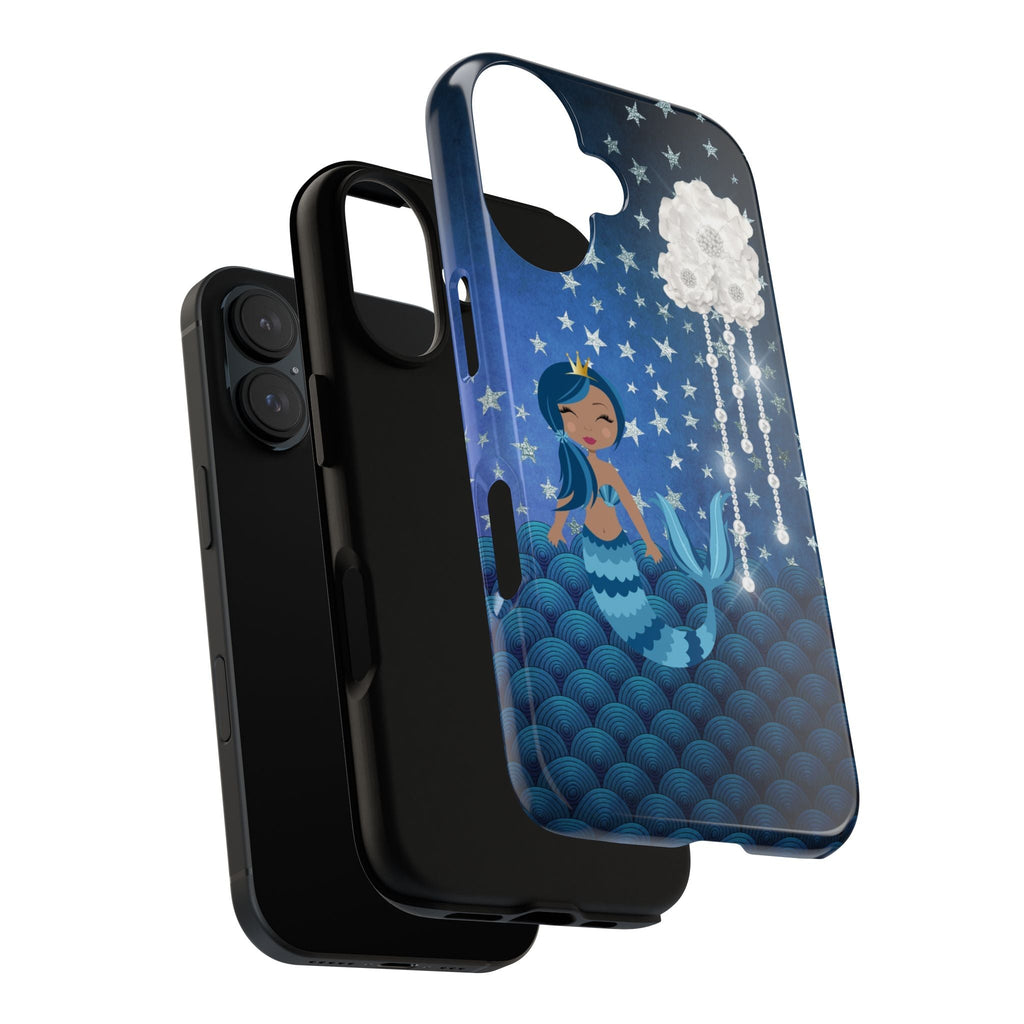iPhone Case Tough Cases - Celestial Stars #102 Mermaid