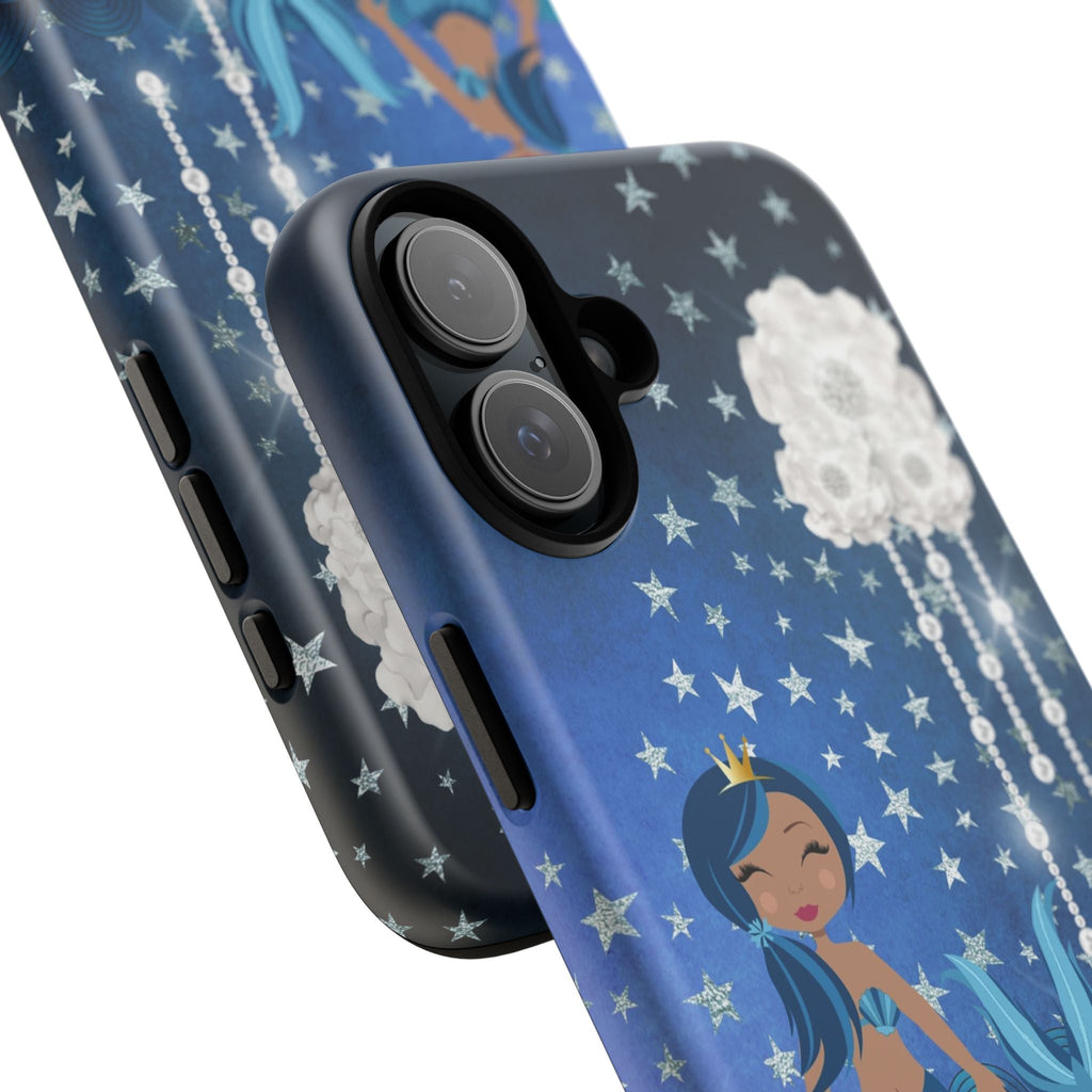 iPhone Case Tough Cases - Celestial Stars #102 Mermaid
