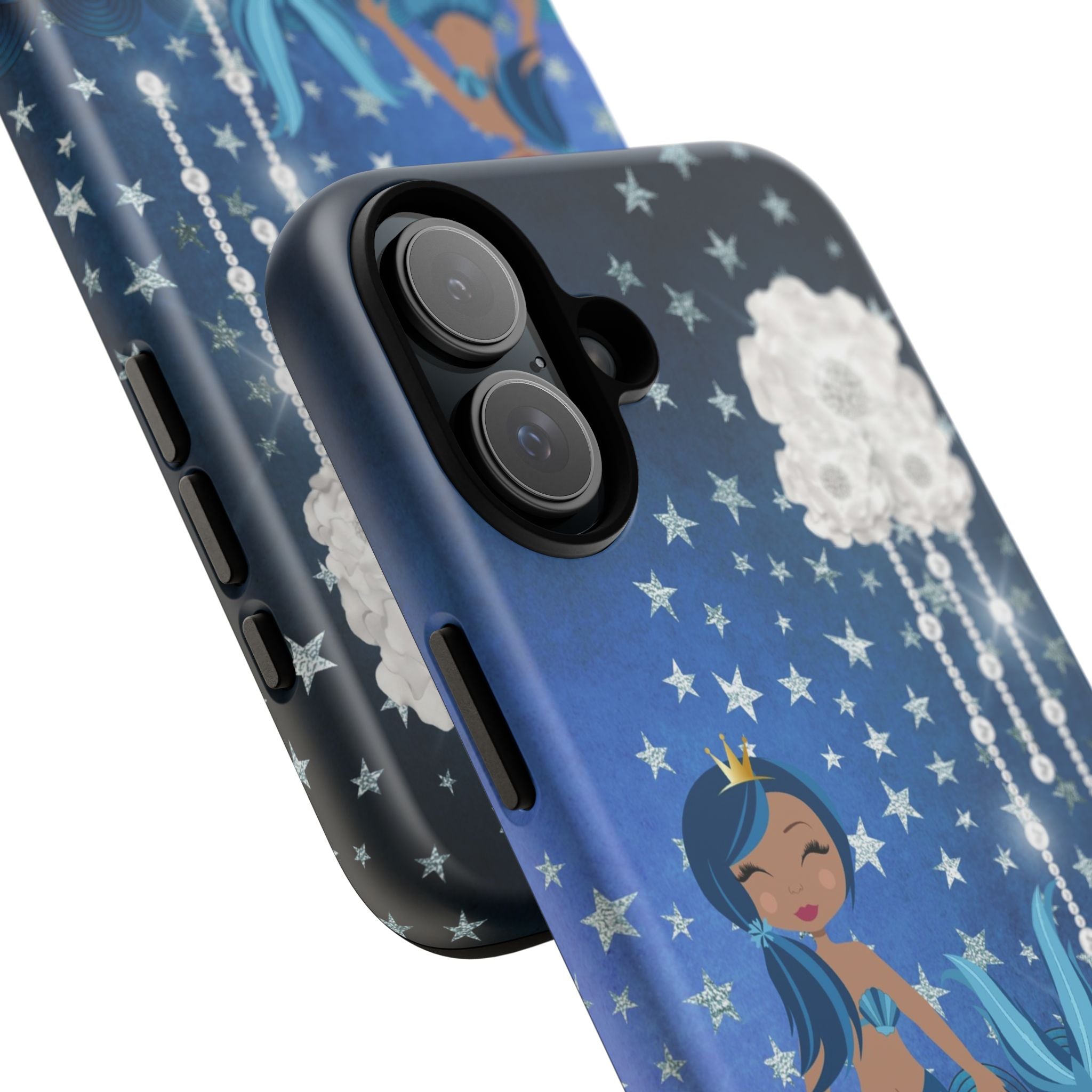 iPhone Case Tough Cases - Celestial Stars #102 Mermaid