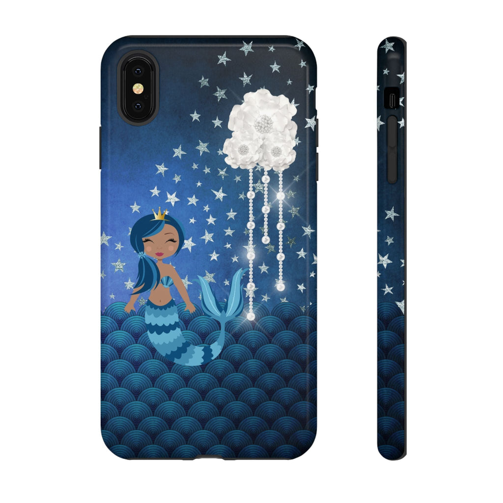 iPhone Case Tough Cases - Celestial Stars #102 Mermaid