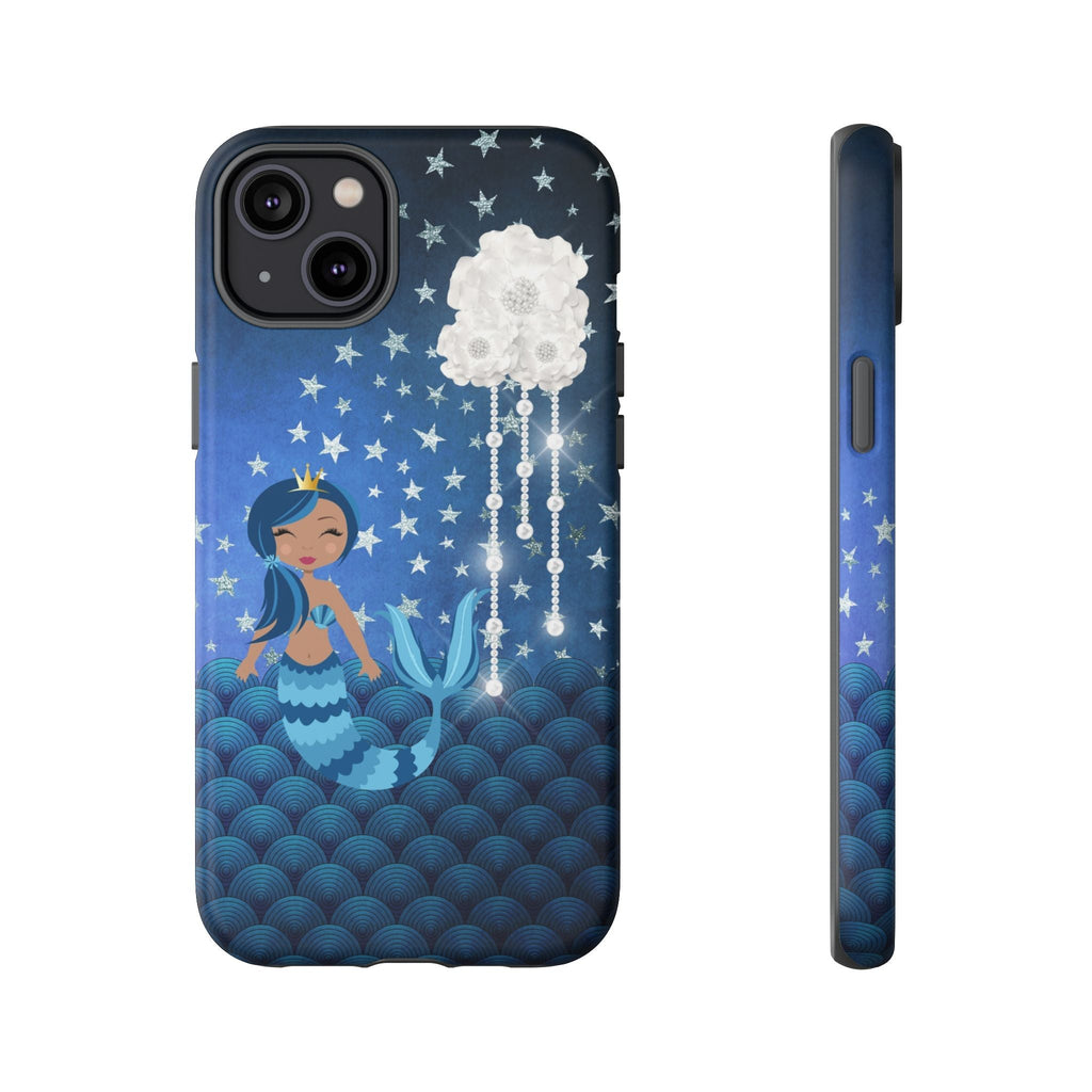 iPhone Case Tough Cases - Celestial Stars #102 Mermaid