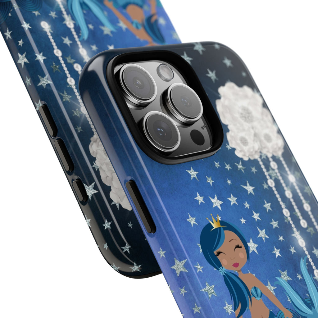iPhone Case Tough Cases - Celestial Stars #102 Mermaid