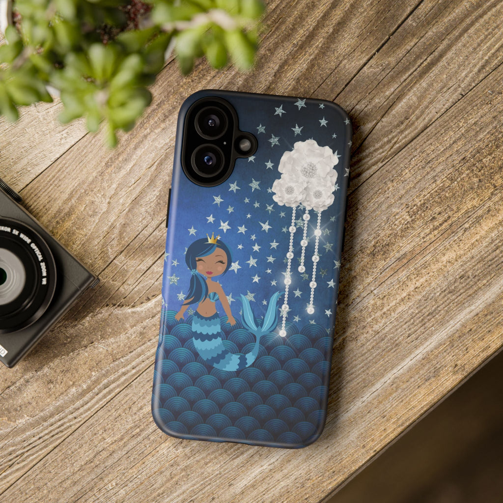iPhone Case Tough Cases - Celestial Stars #102 Mermaid