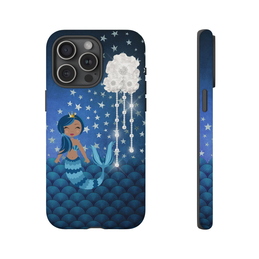 iPhone Case Tough Cases - Celestial Stars #102 Mermaid