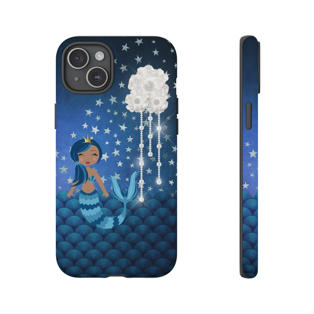 iPhone Case Tough Cases - Celestial Stars #102 Mermaid