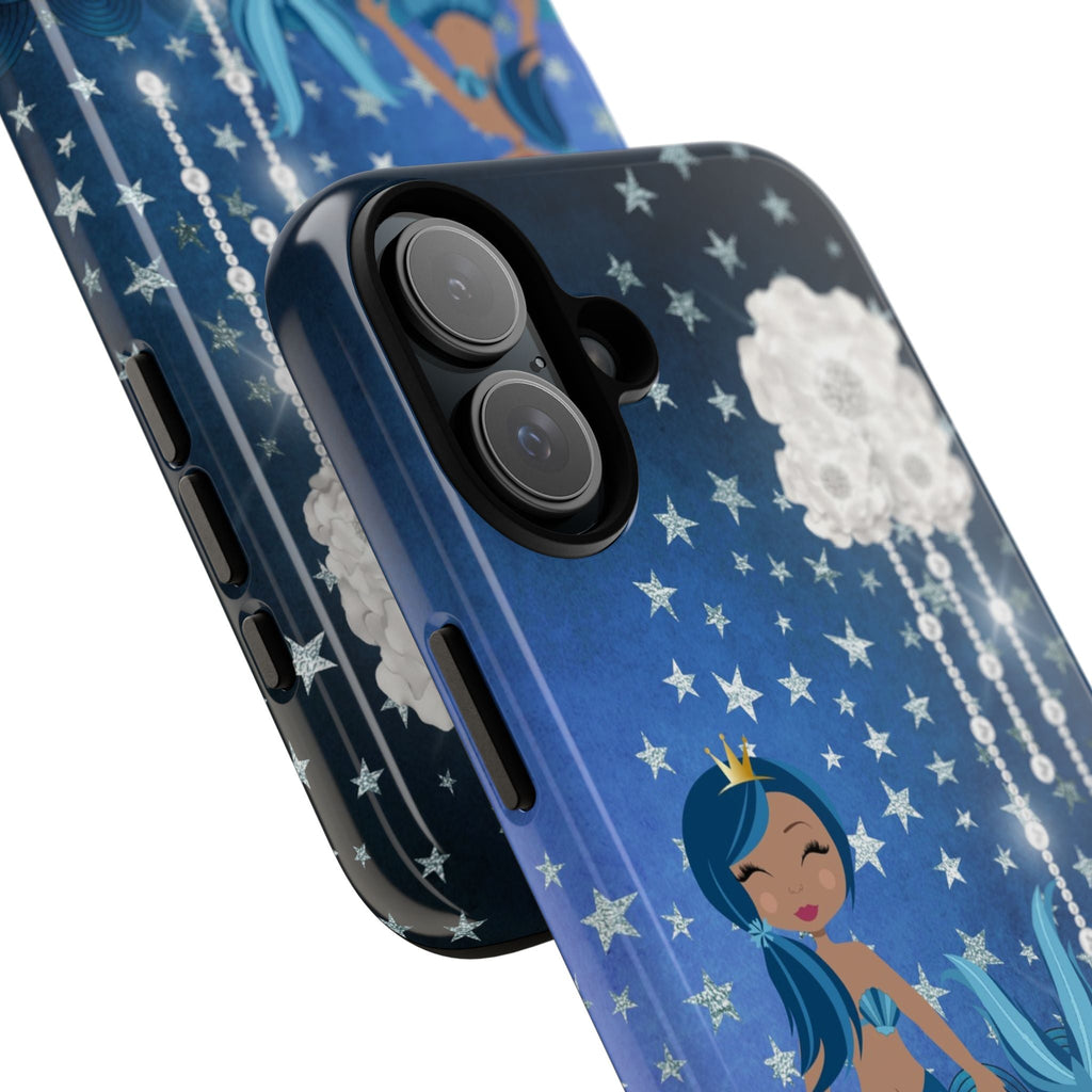 iPhone Case Tough Cases - Celestial Stars #102 Mermaid