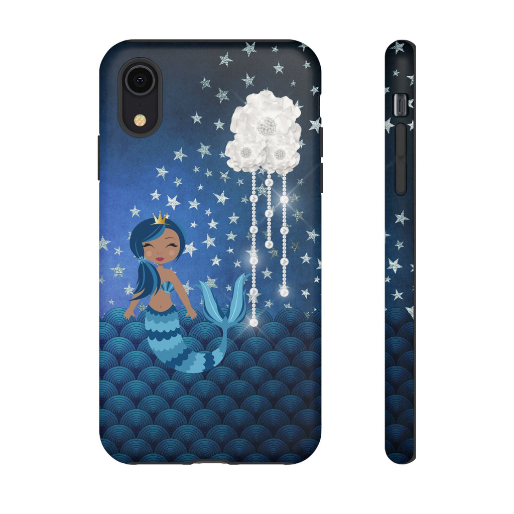 iPhone Case Tough Cases - Celestial Stars #102 Mermaid