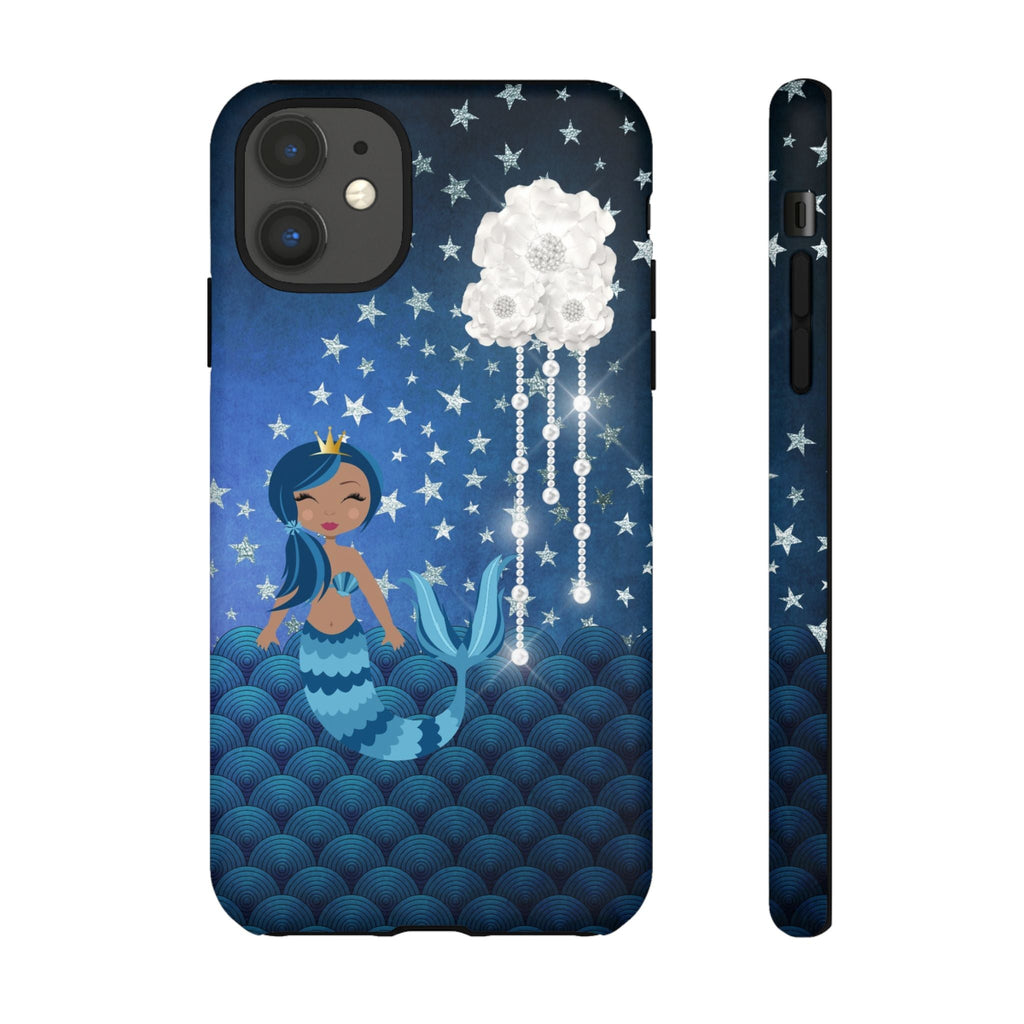 iPhone Case Tough Cases - Celestial Stars #102 Mermaid