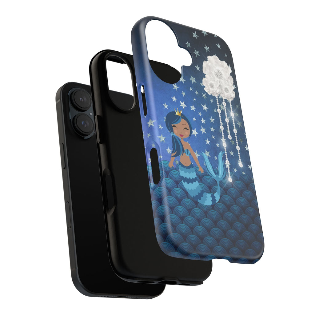 iPhone Case Tough Cases - Celestial Stars #102 Mermaid
