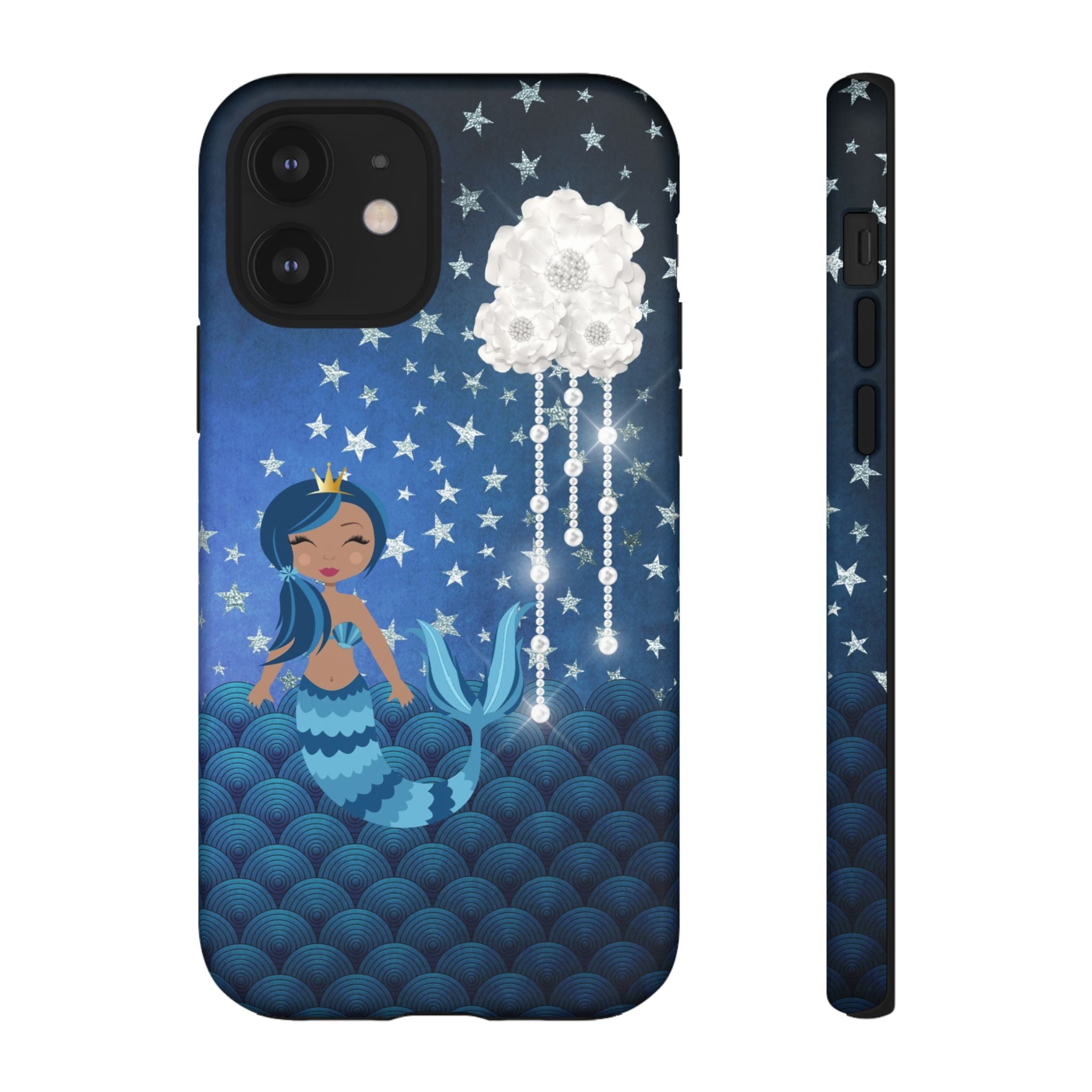 iPhone Case Tough Cases - Celestial Stars #102 Mermaid