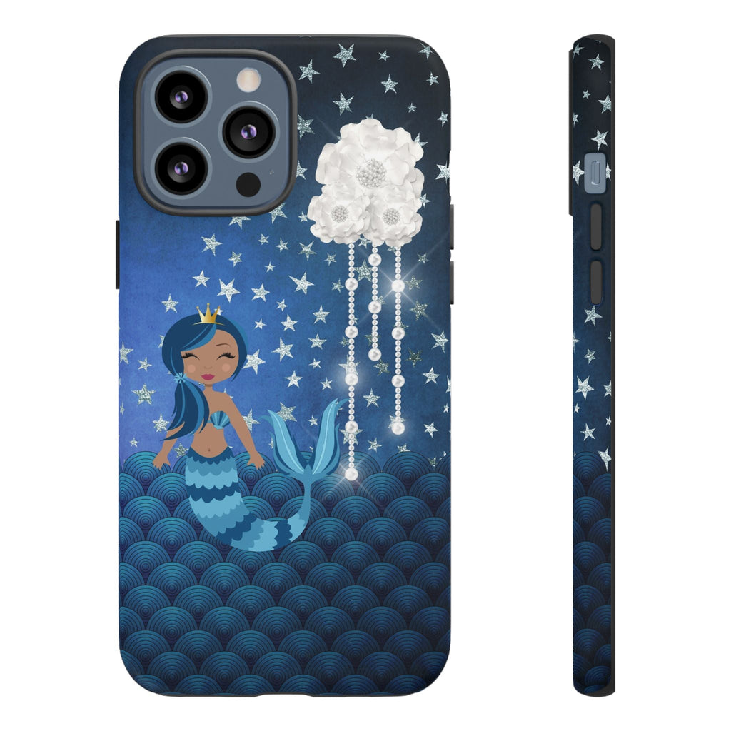 iPhone Case Tough Cases - Celestial Stars #102 Mermaid