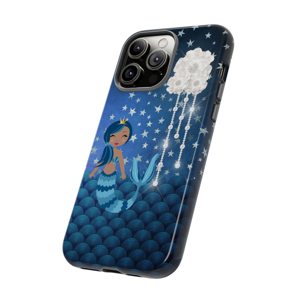iPhone Case Tough Cases - Celestial Stars #102 Mermaid