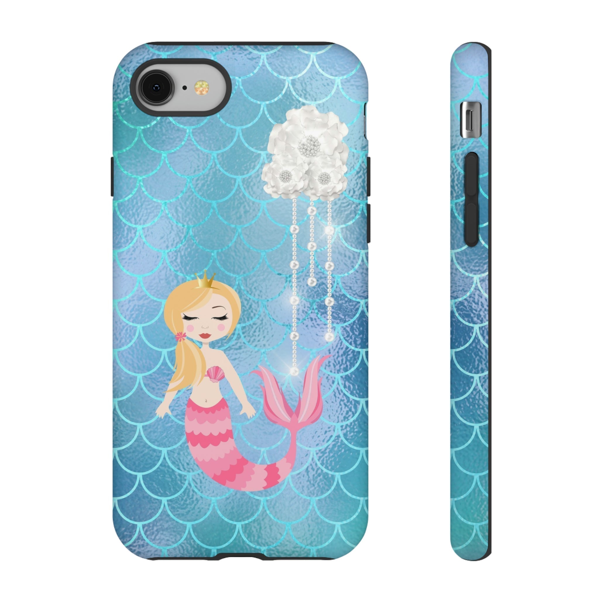 iPhone Case Tough Cases - Celestial Stars # 103 Mermaid
