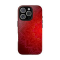 iPhone Case Tough Cases - Red Mandala | iPhone 16 Plus