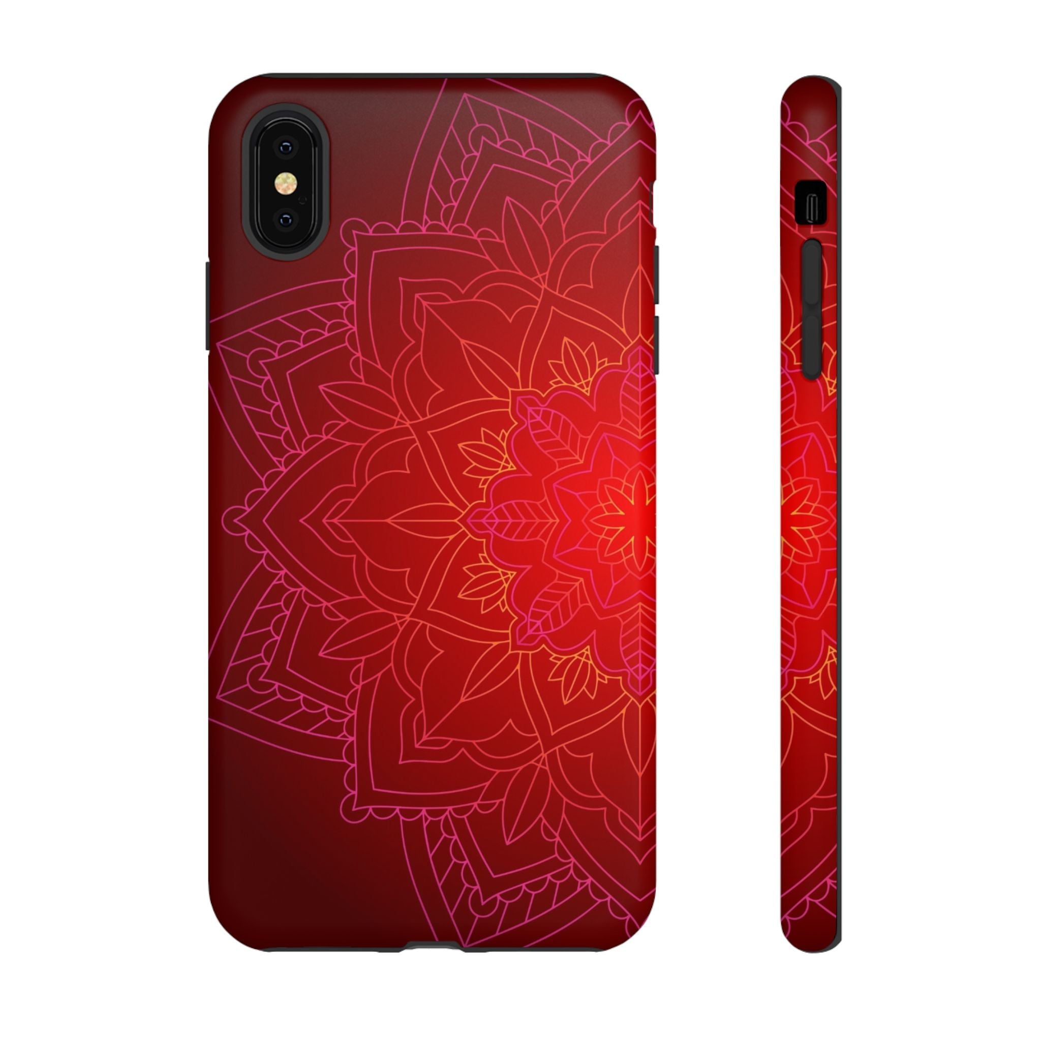 iPhone Case Tough Cases - Red Mandala | iPhone 16 Plus