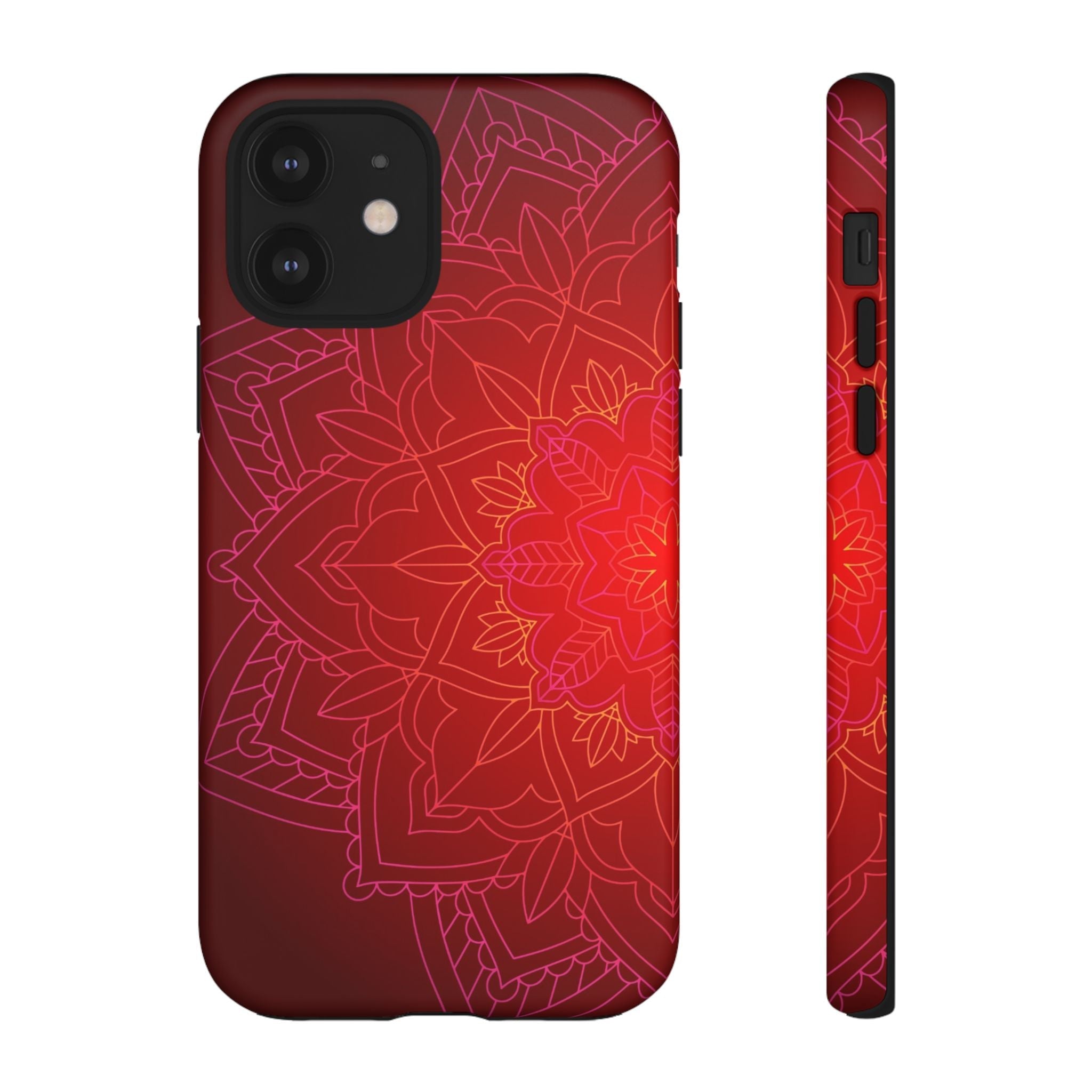 iPhone Case Tough Cases - Red Mandala | iPhone 16 Plus