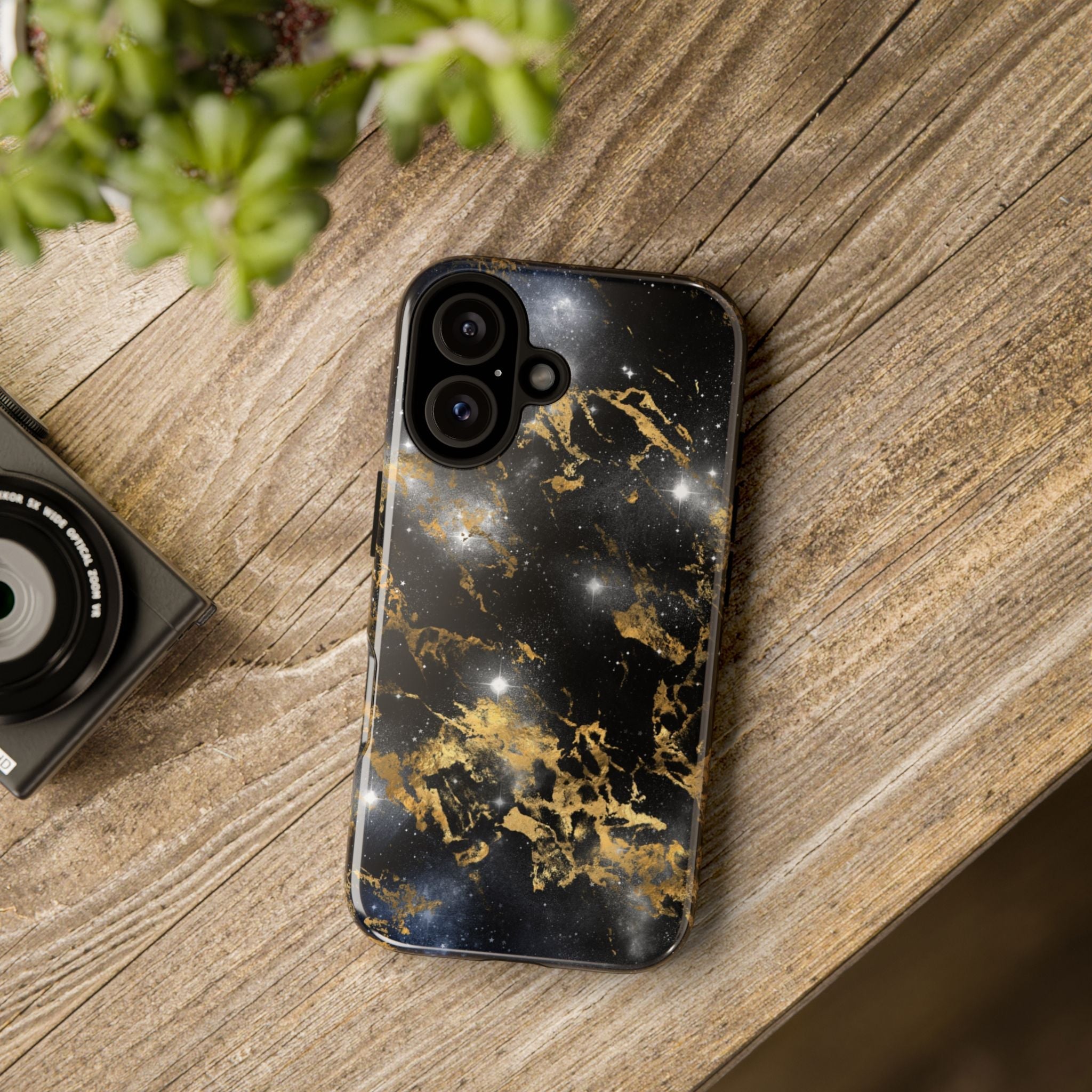 iPhone Case Tough Cases - Watercolor Marble Galaxy #1