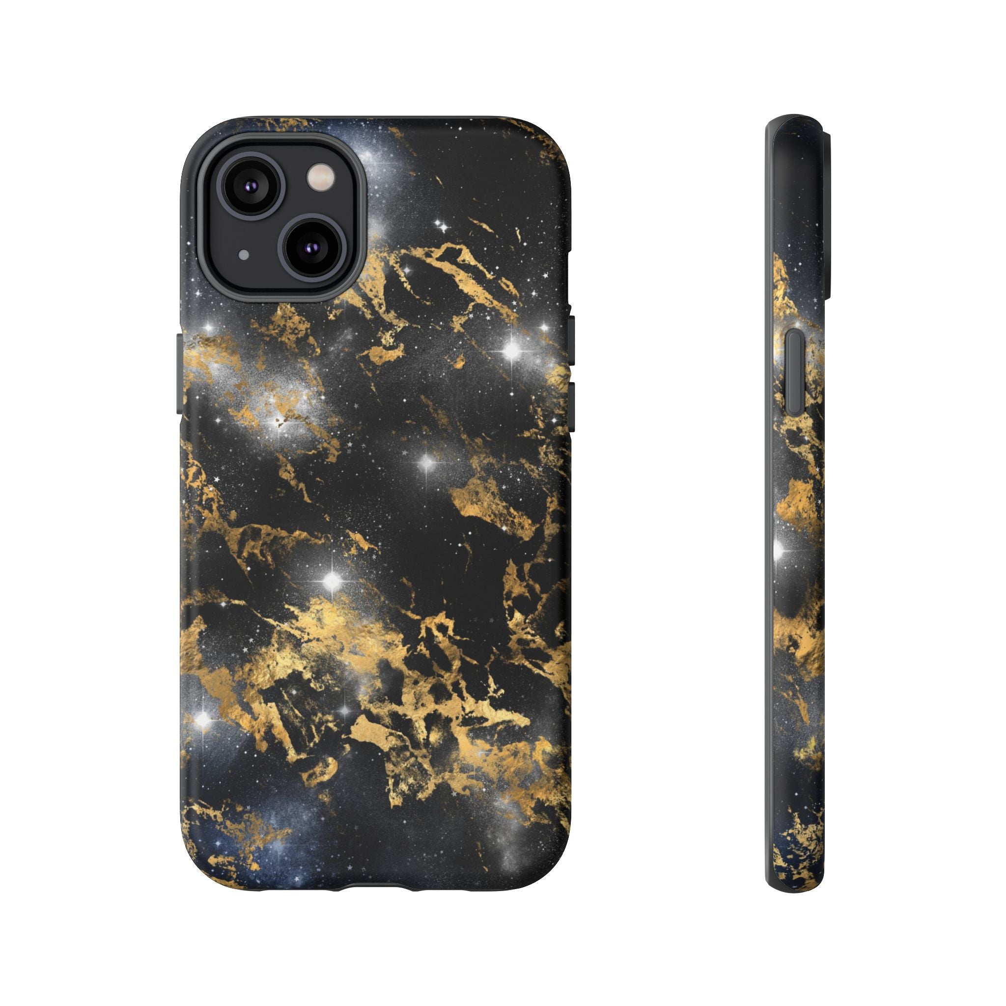iPhone Case Tough Cases - Watercolor Marble Galaxy #1