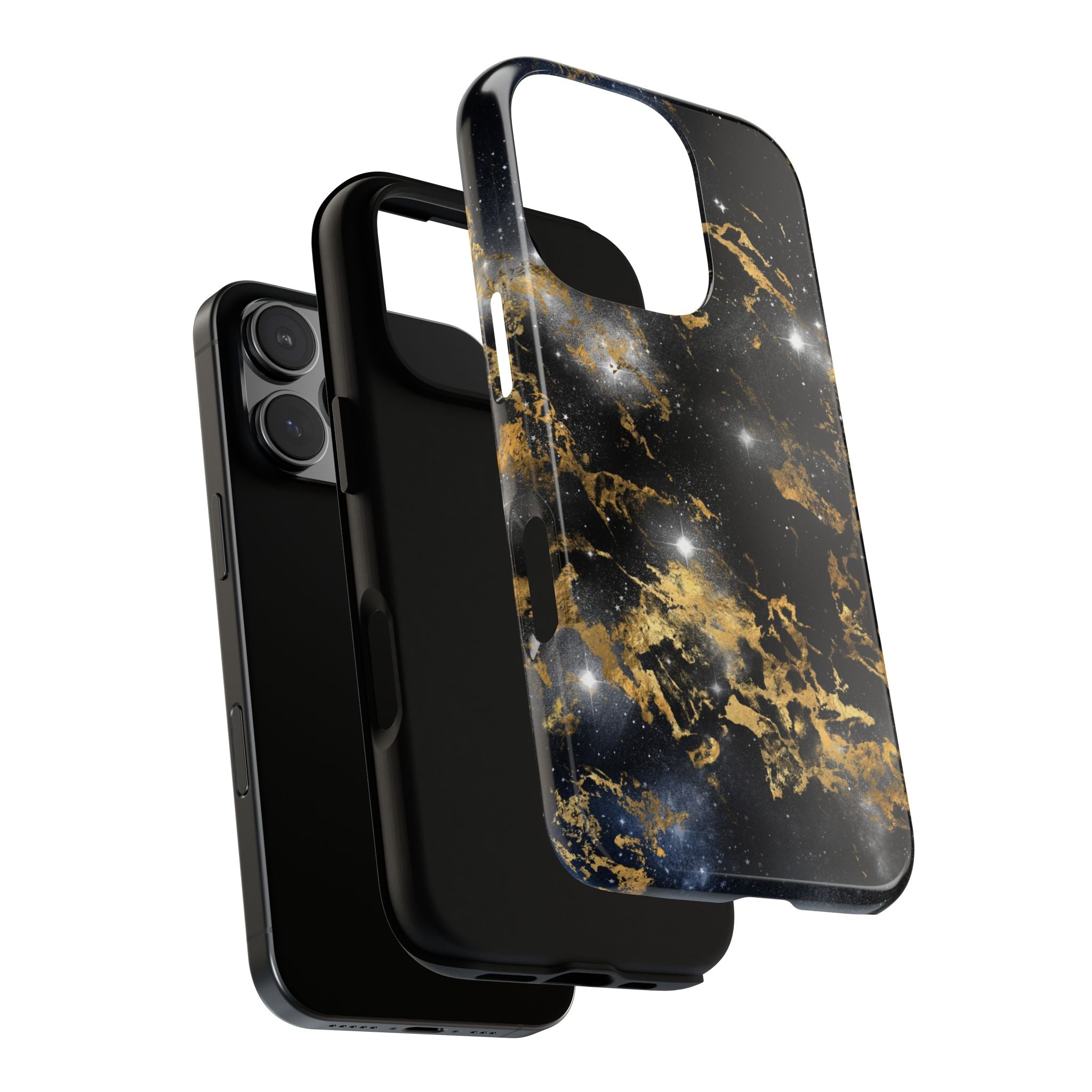 iPhone Case Tough Cases - Watercolor Marble Galaxy #1