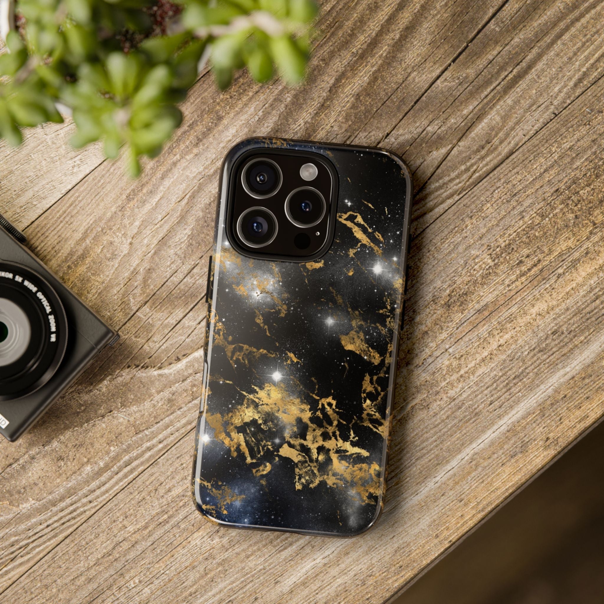 iPhone Case Tough Cases - Watercolor Marble Galaxy #1