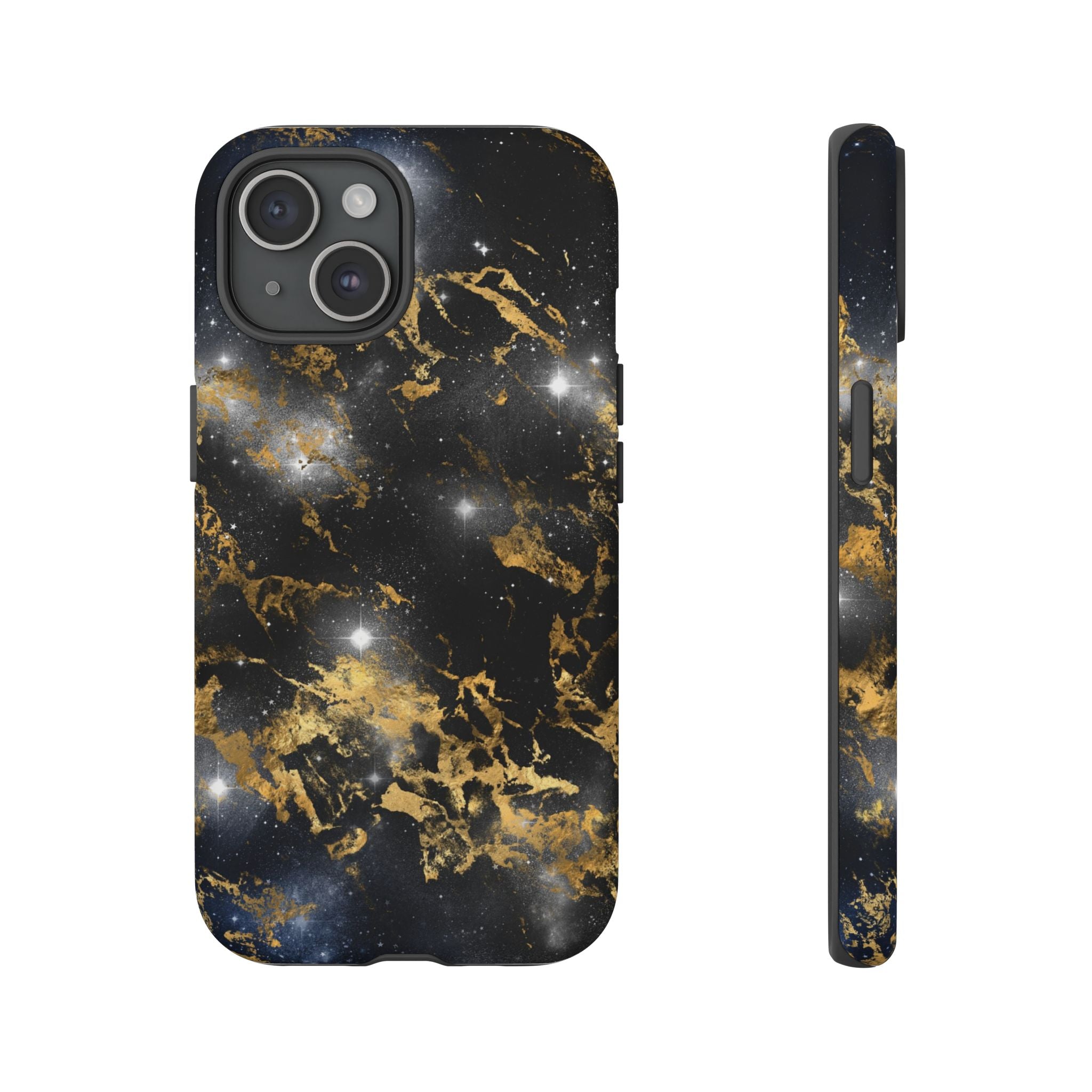 iPhone Case Tough Cases - Watercolor Marble Galaxy #1