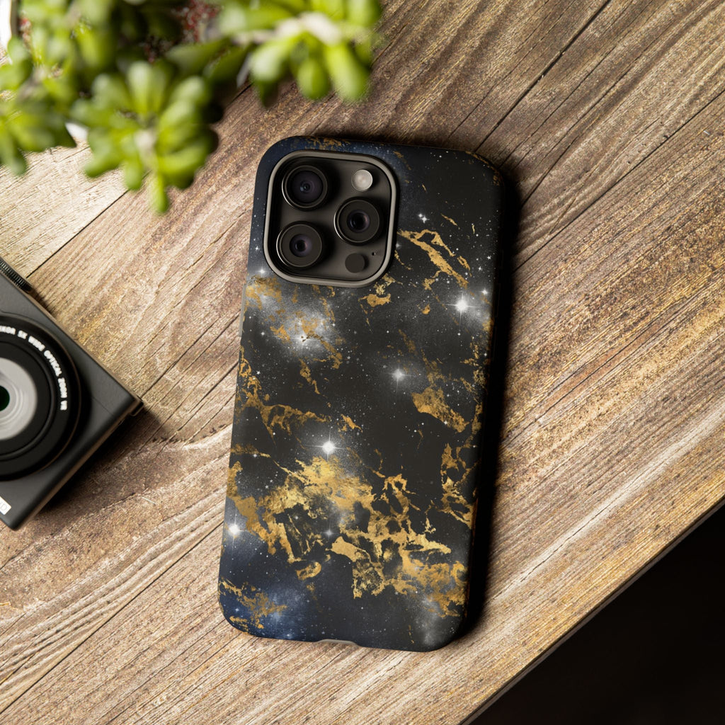 iPhone Case Tough Cases - Watercolor Marble Galaxy #1