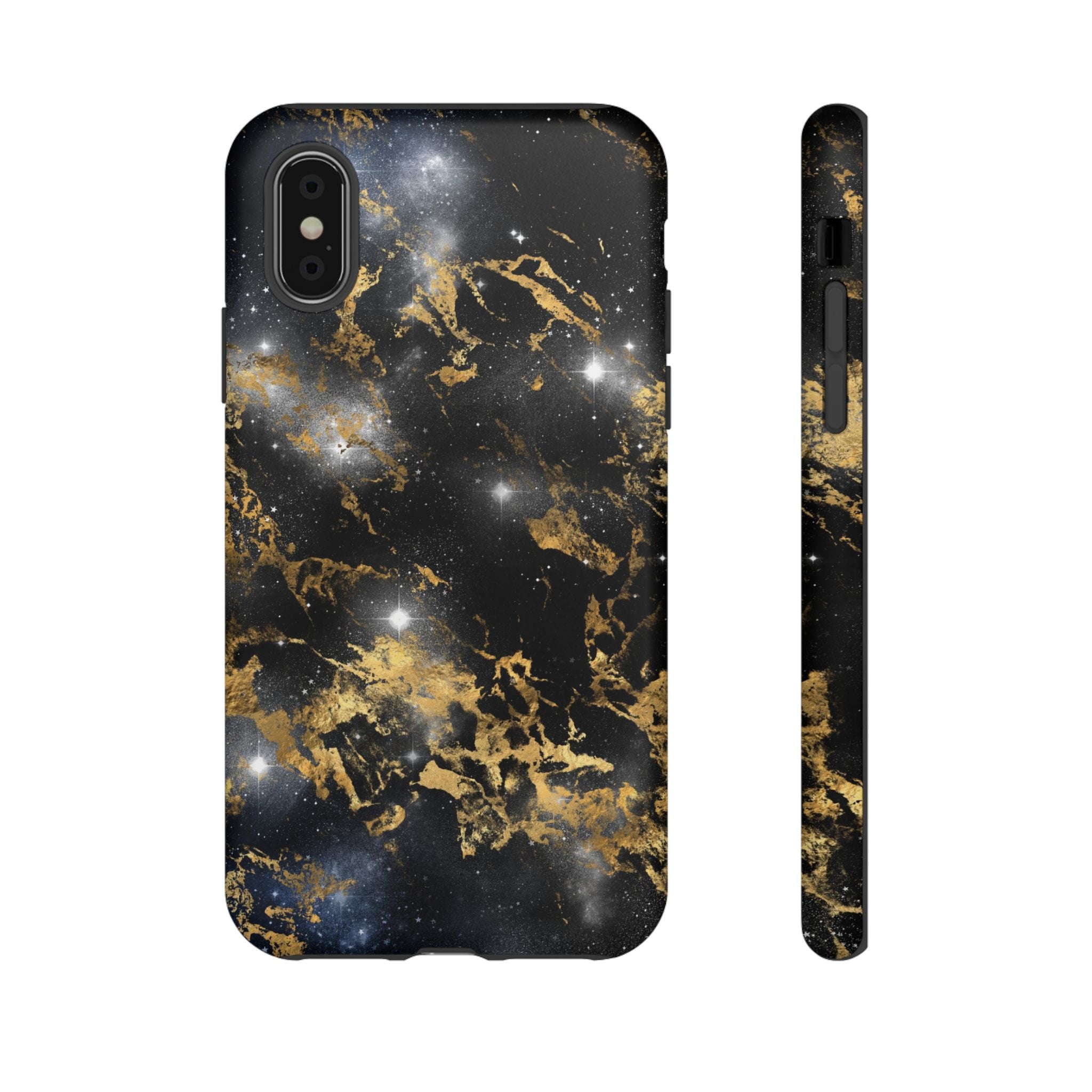 iPhone Case Tough Cases - Watercolor Marble Galaxy #1