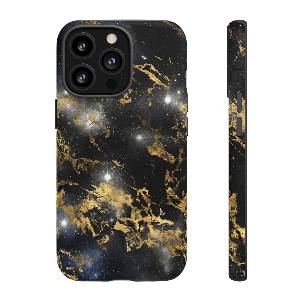 iPhone Case Tough Cases - Watercolor Marble Galaxy #1