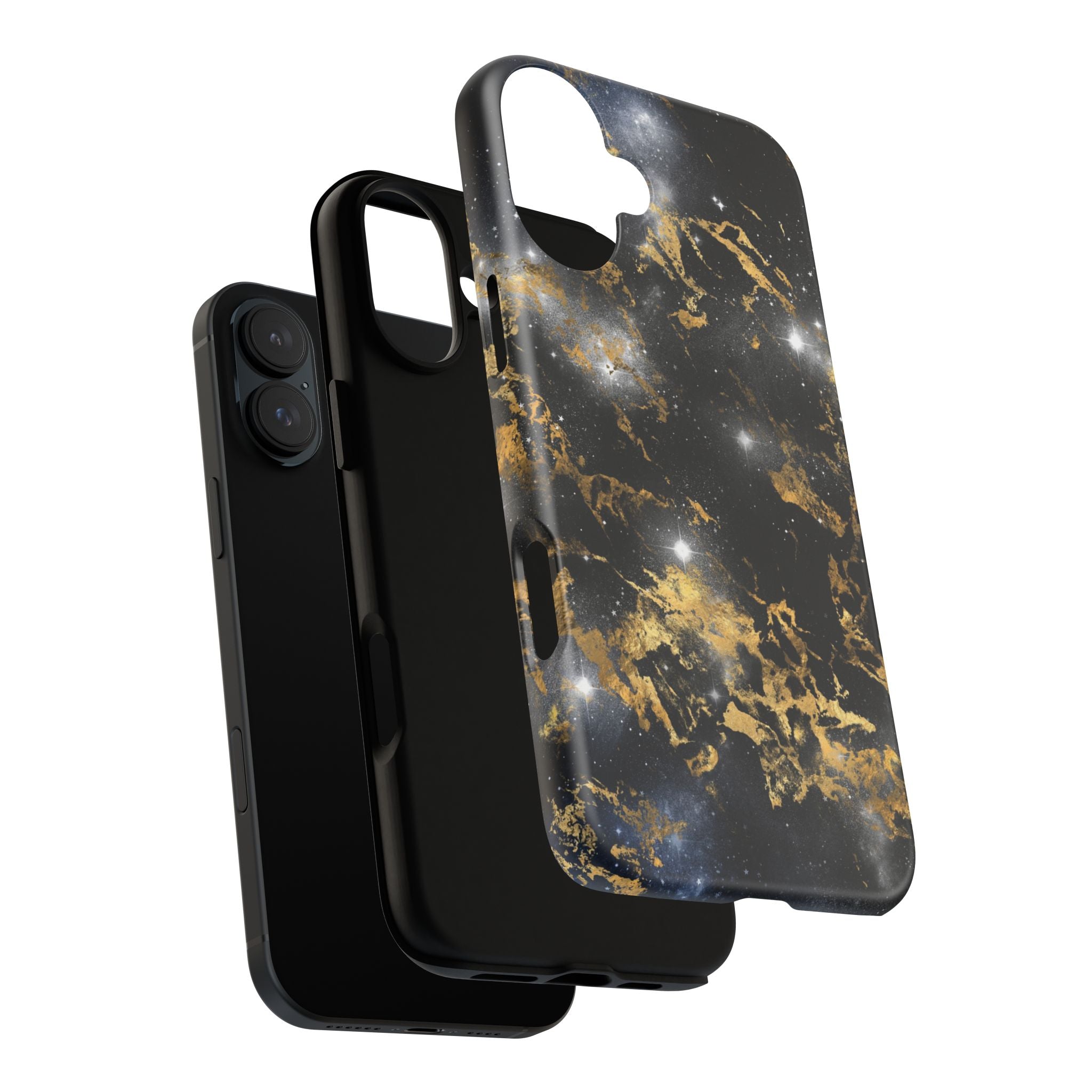 iPhone Case Tough Cases - Watercolor Marble Galaxy #1