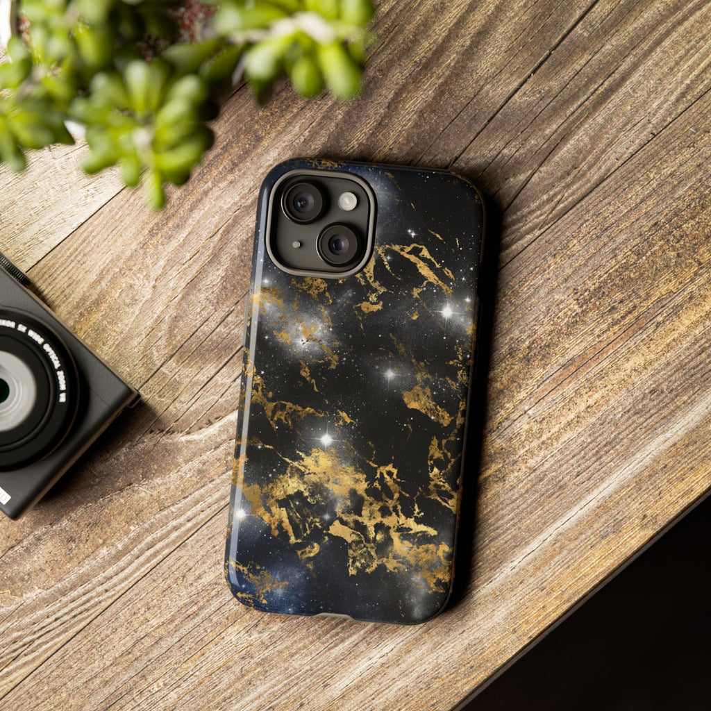 iPhone Case Tough Cases - Watercolor Marble Galaxy #1
