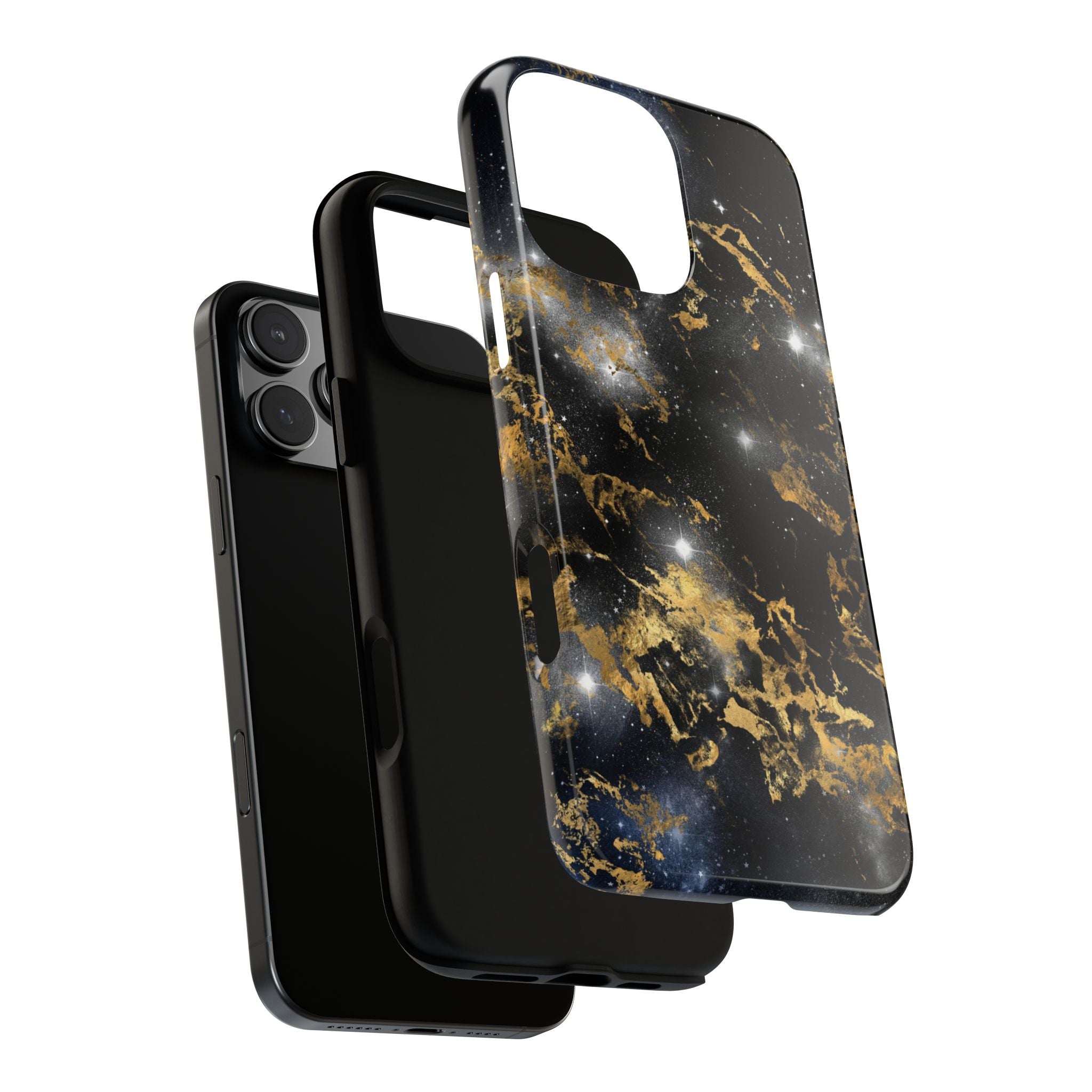 iPhone Case Tough Cases - Watercolor Marble Galaxy #1