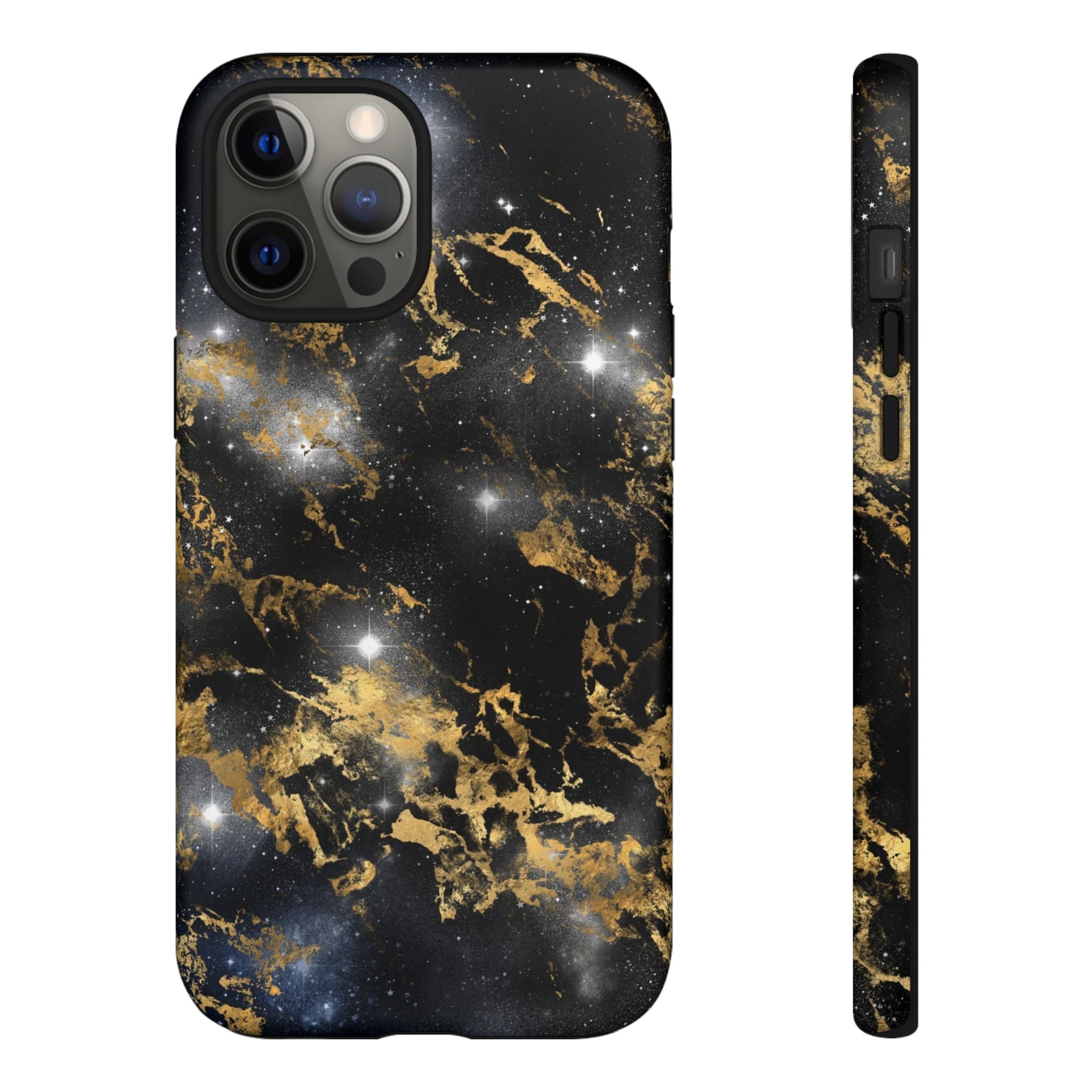 iPhone Case Tough Cases - Watercolor Marble Galaxy #1