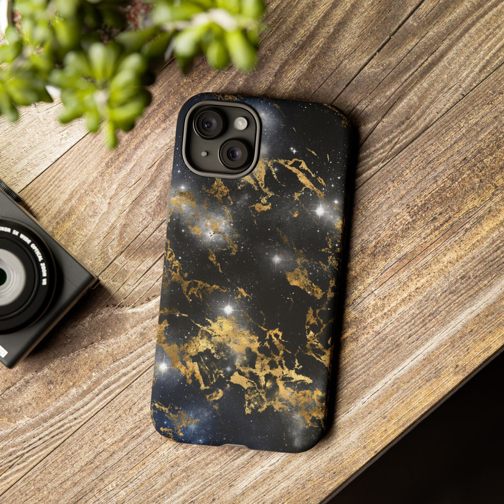 iPhone Case Tough Cases - Watercolor Marble Galaxy #1