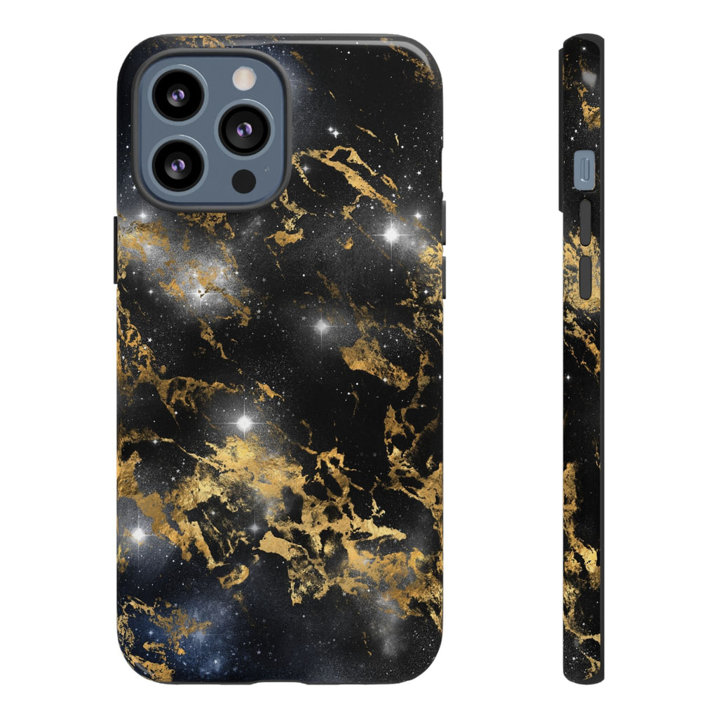 iPhone Case Tough Cases - Watercolor Marble Galaxy #1
