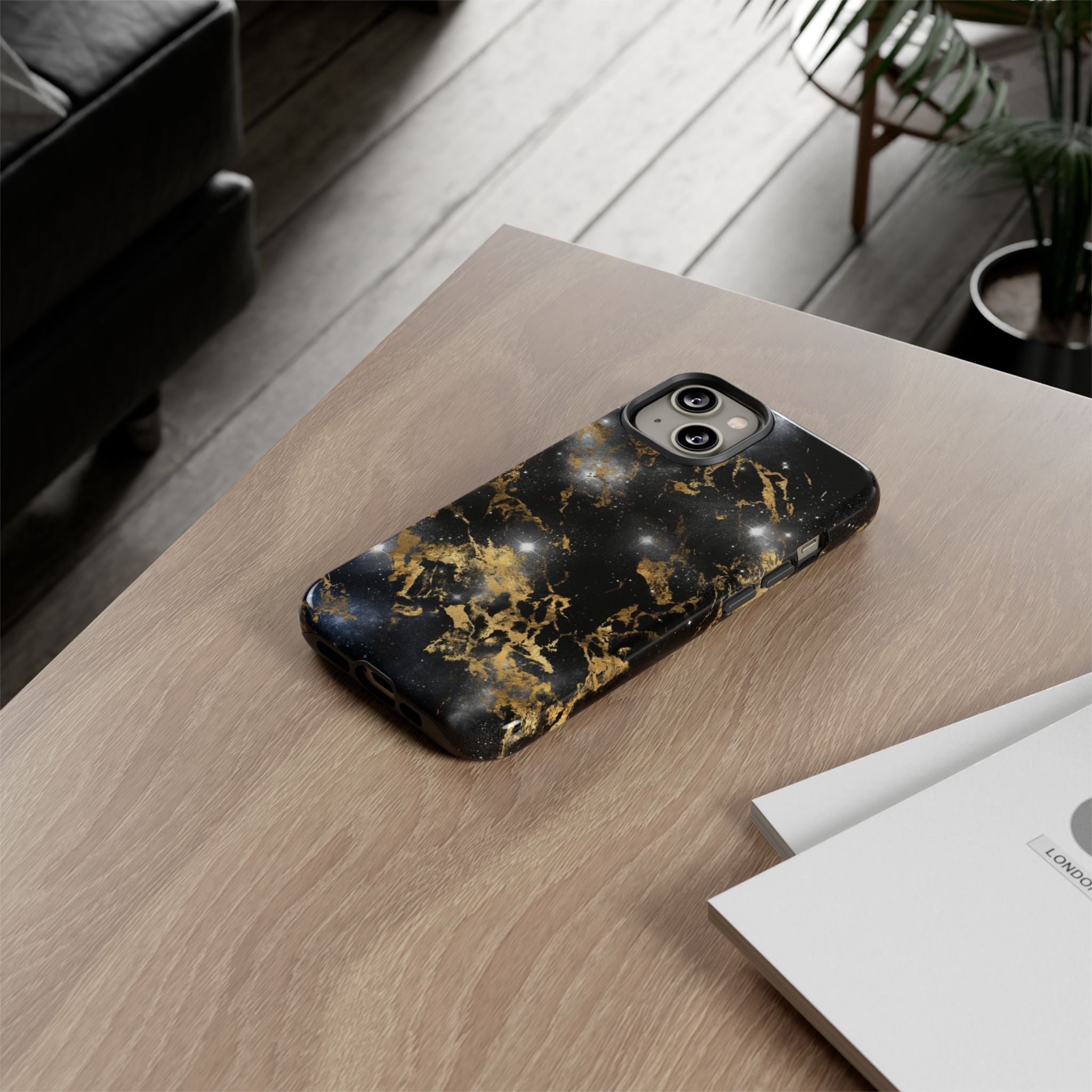 iPhone Case Tough Cases - Watercolor Marble Galaxy #1