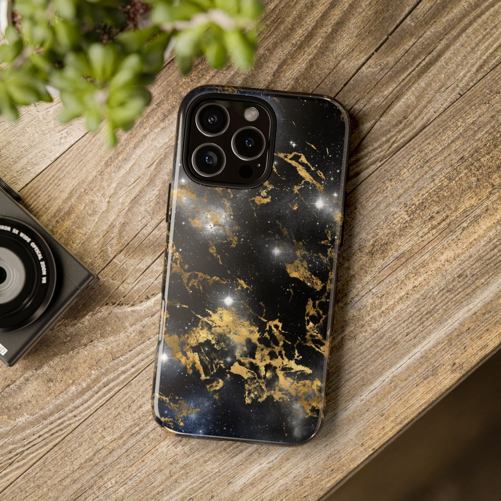iPhone Case Tough Cases - Watercolor Marble Galaxy #1