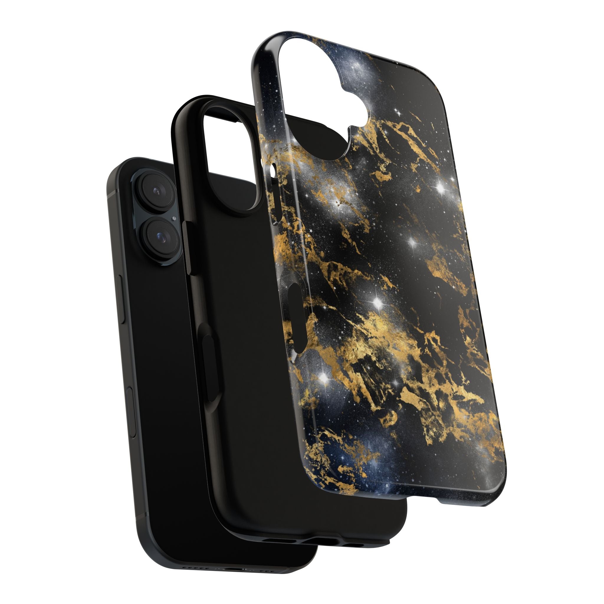 iPhone Case Tough Cases - Watercolor Marble Galaxy #1