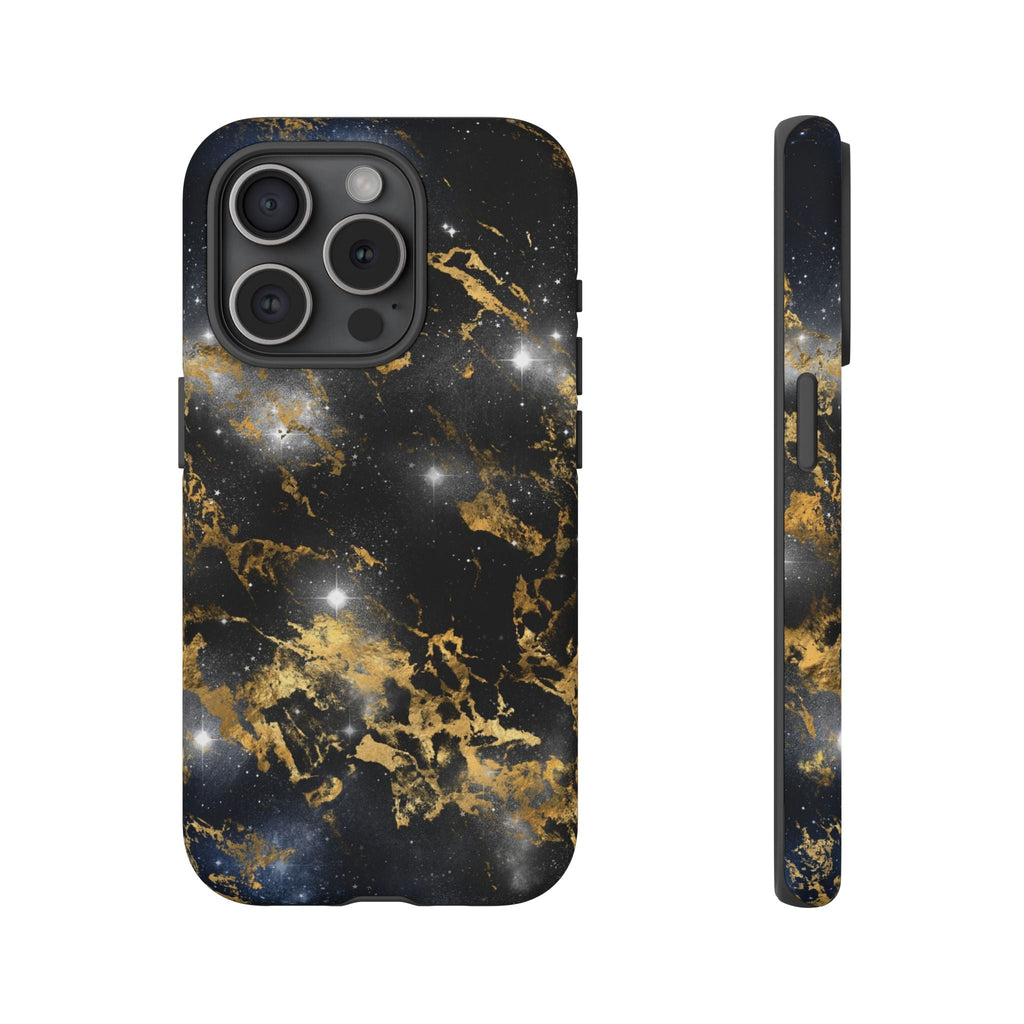 iPhone Case Tough Cases - Watercolor Marble Galaxy #1