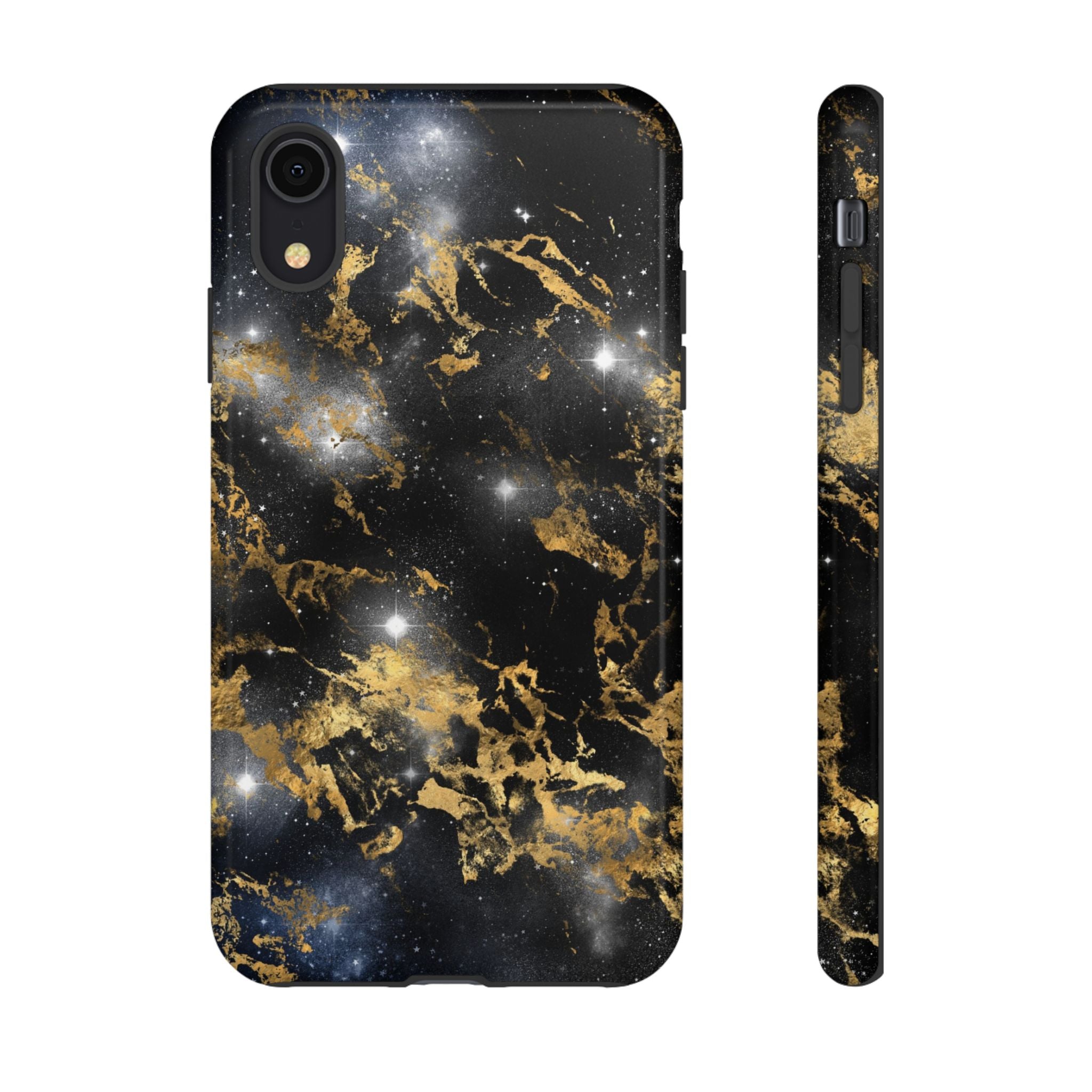 iPhone Case Tough Cases - Watercolor Marble Galaxy #1