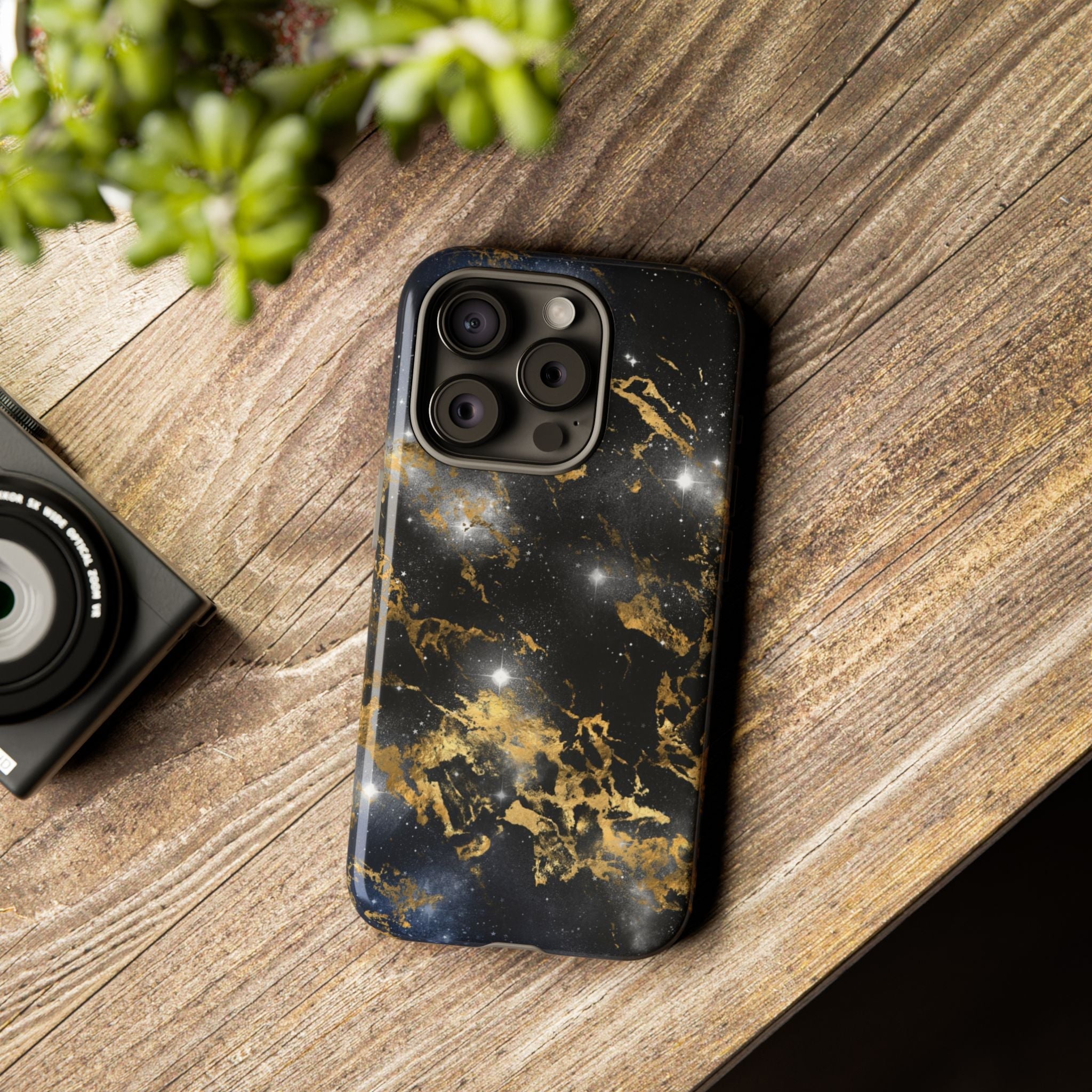 iPhone Case Tough Cases - Watercolor Marble Galaxy #1