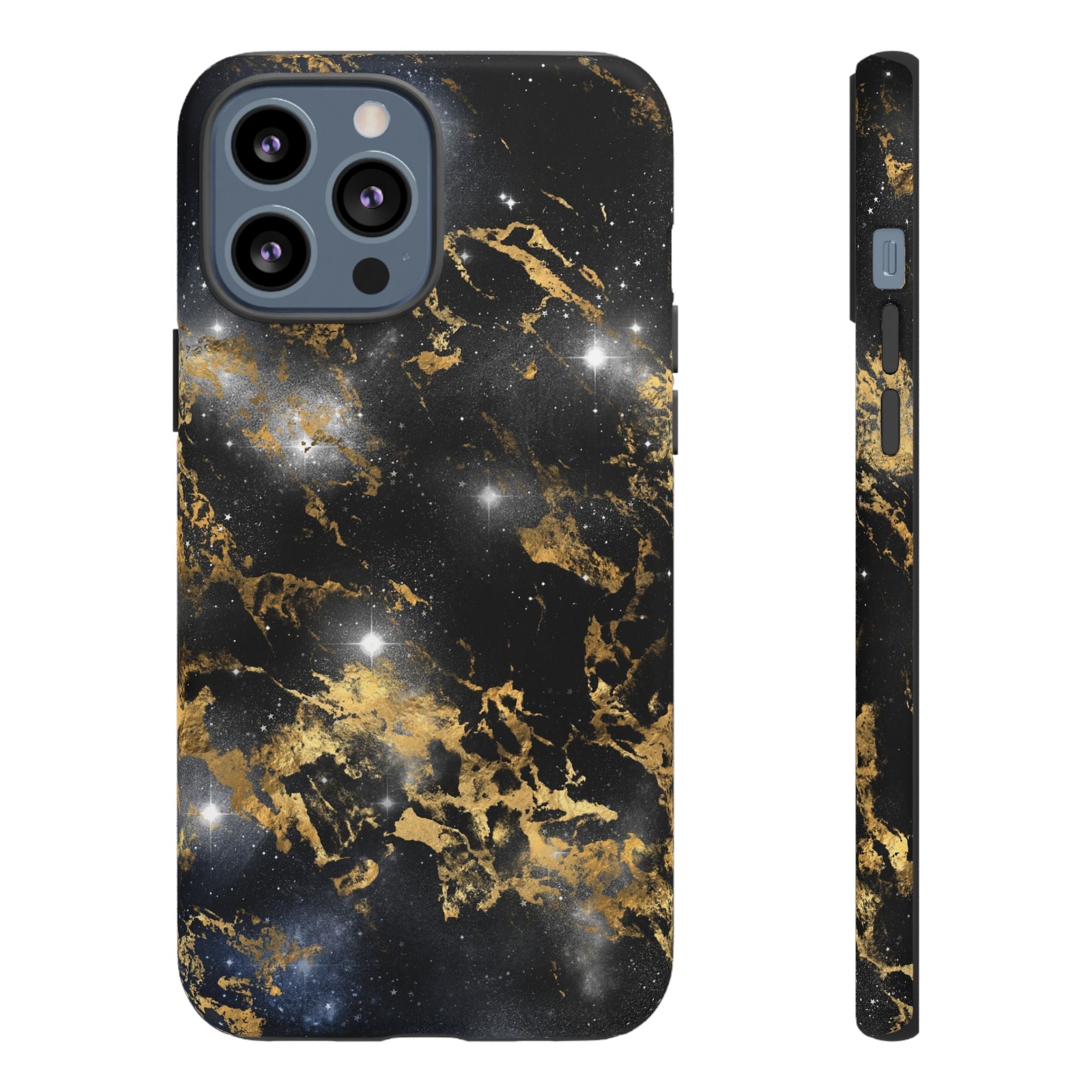 iPhone Case Tough Cases - Watercolor Marble Galaxy #1