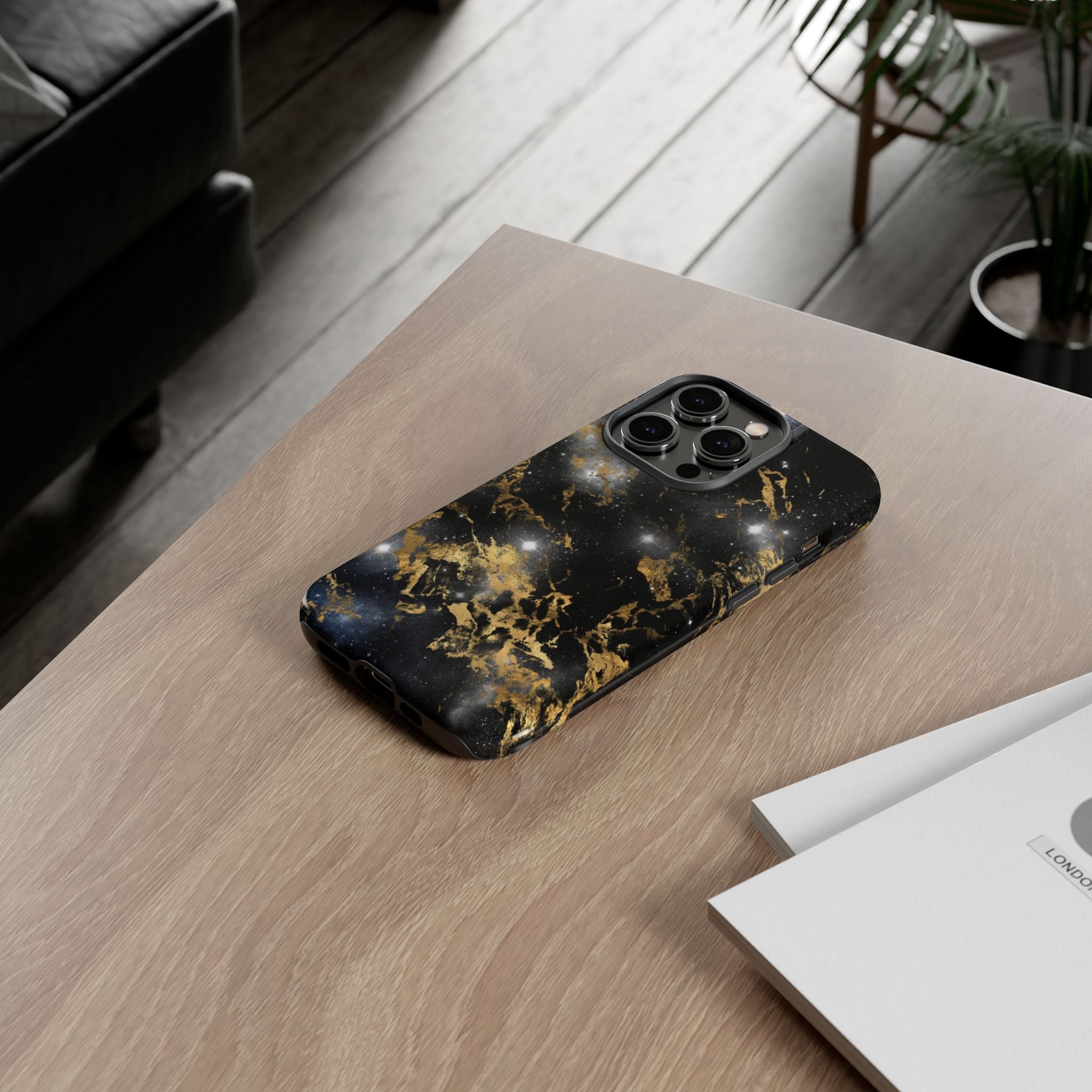 iPhone Case Tough Cases - Watercolor Marble Galaxy #1