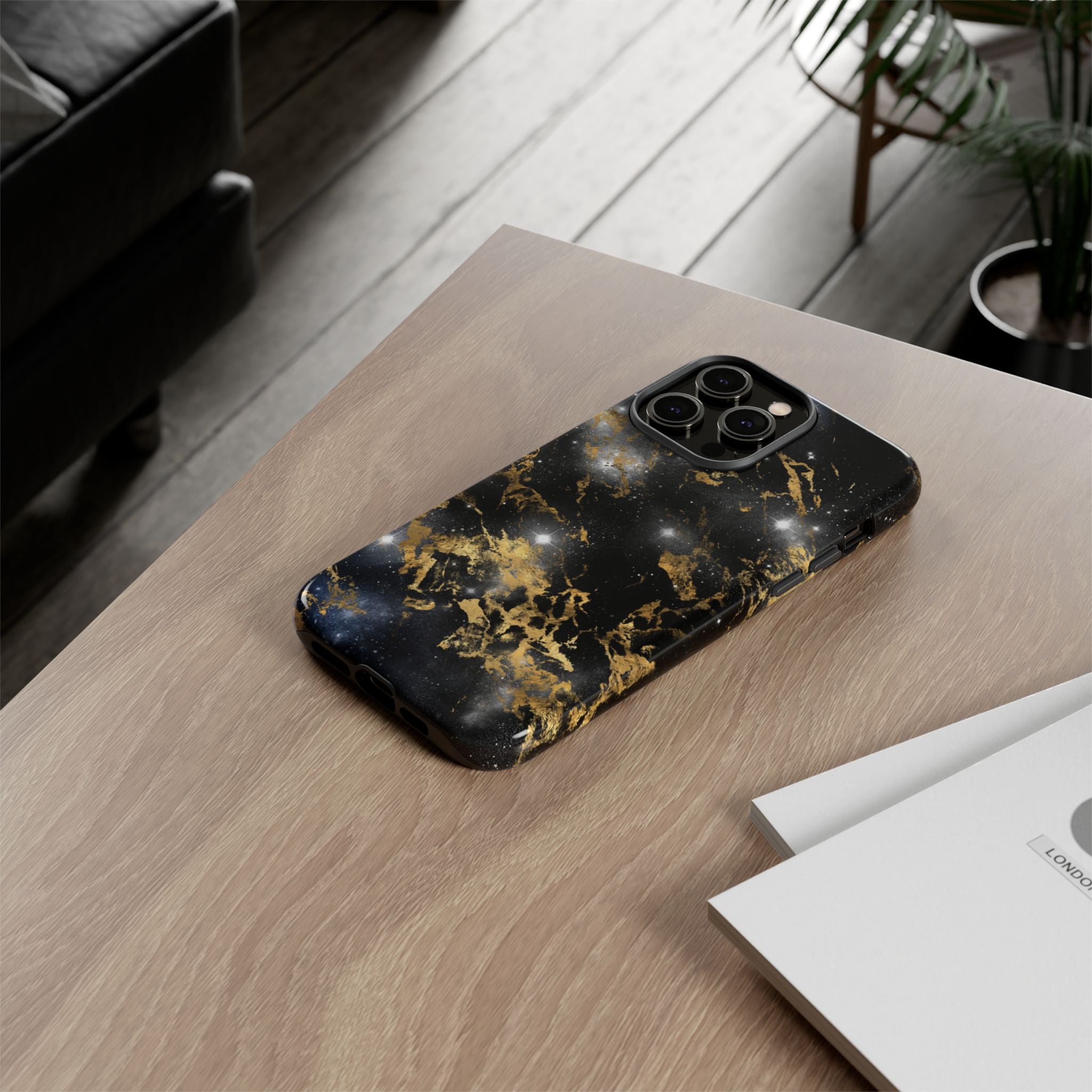 iPhone Case Tough Cases - Watercolor Marble Galaxy #1