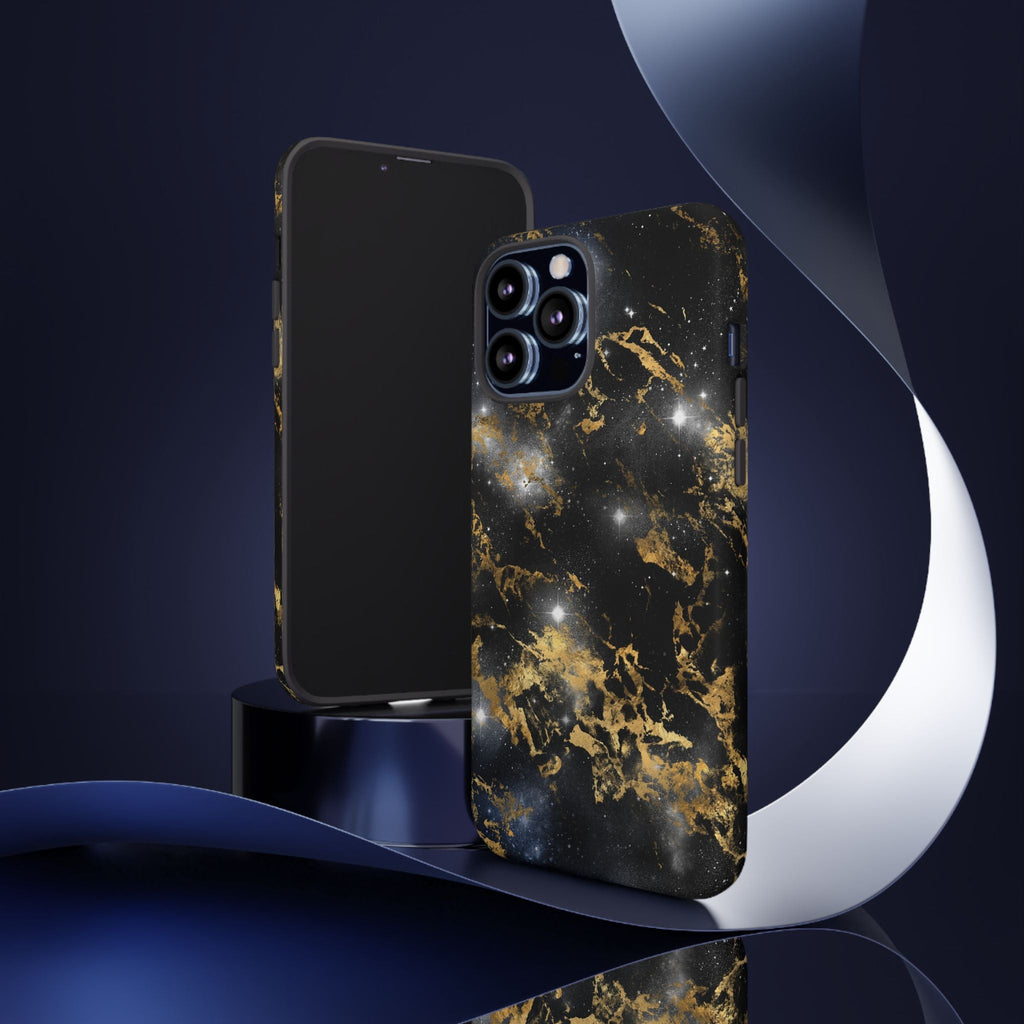 iPhone Case Tough Cases - Watercolor Marble Galaxy #1