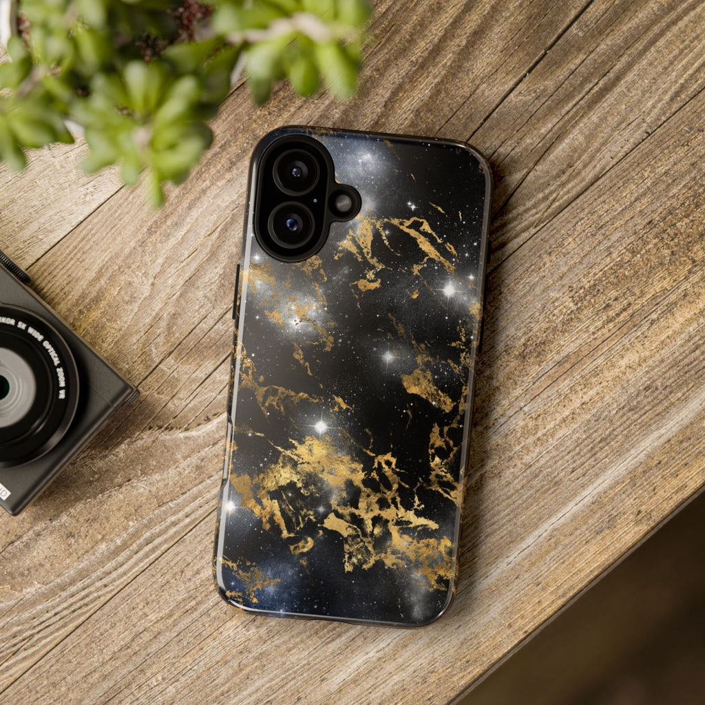 iPhone Case Tough Cases - Watercolor Marble Galaxy #1