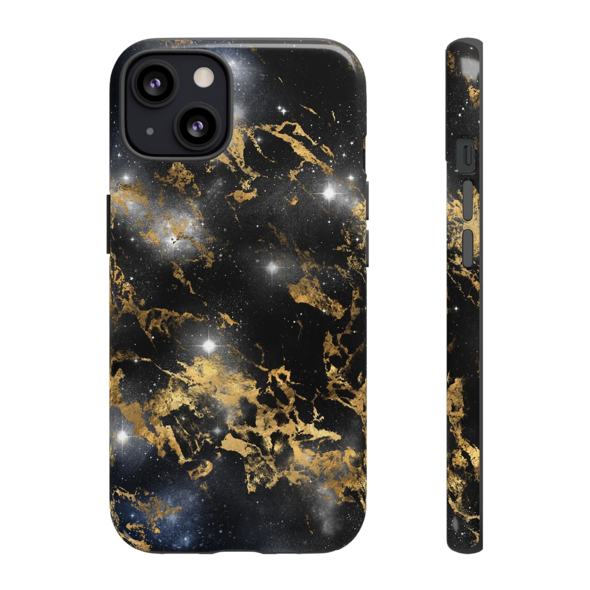 iPhone Case Tough Cases - Watercolor Marble Galaxy #1